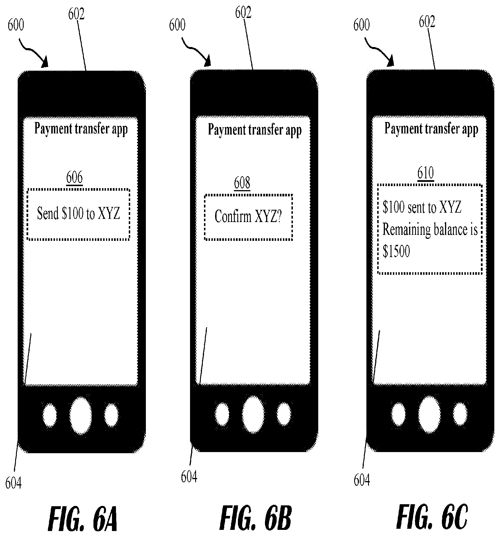 Patent US11783314 Figure 6 – Contacts for misdirected payments and user authentication