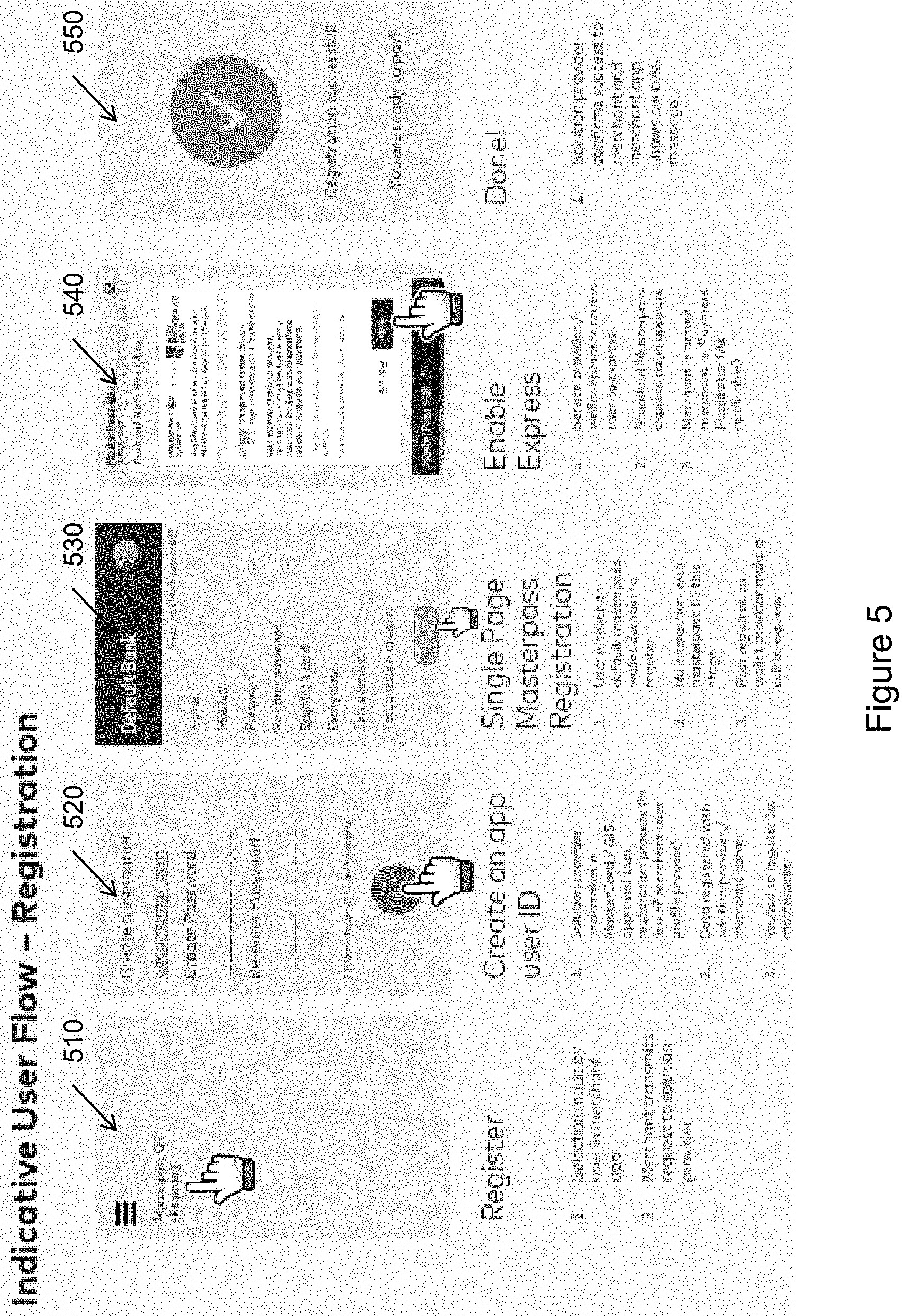Patent US11783315 Figure 5 – Transaction system architecture and methods
