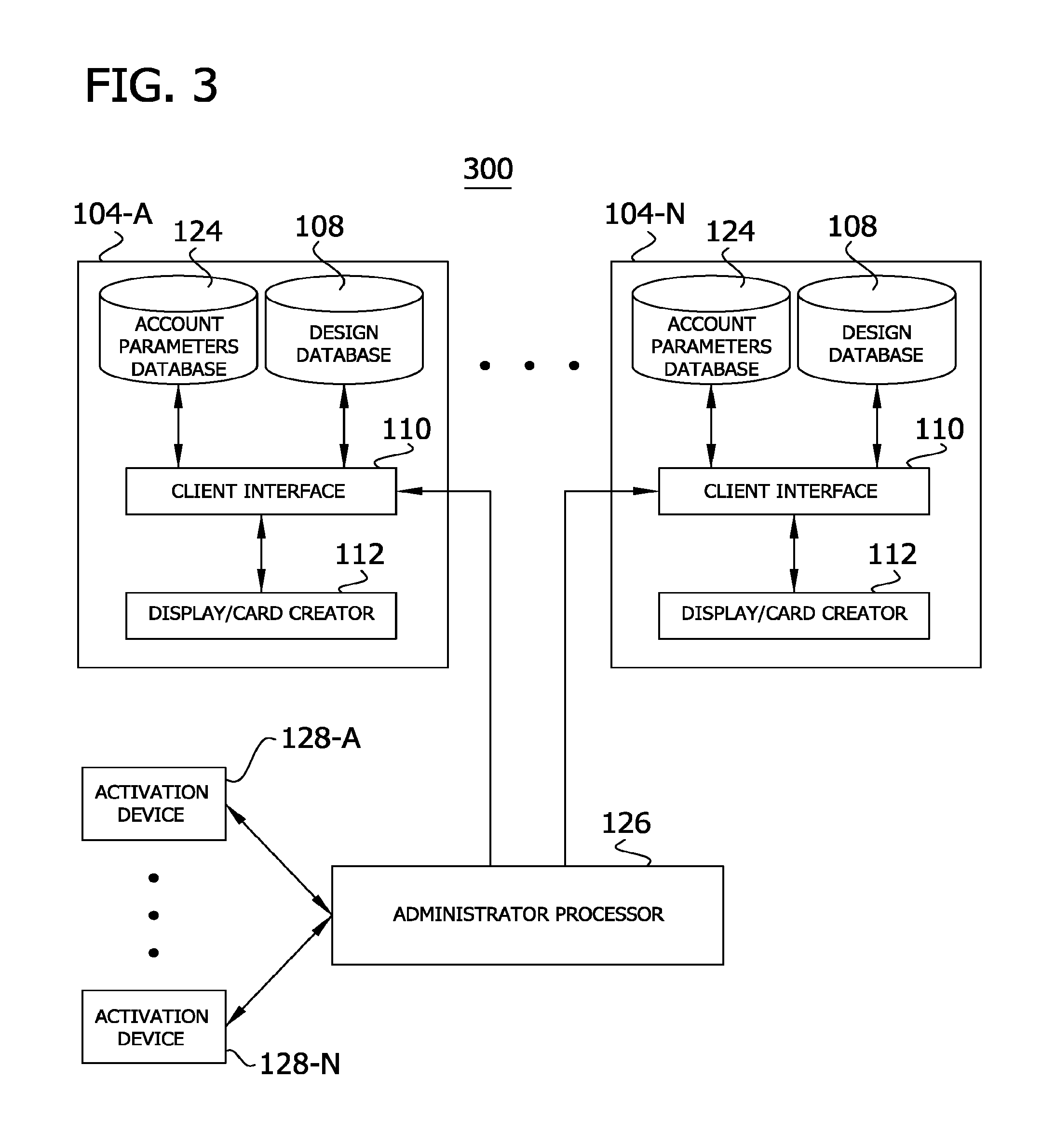 Patent US11783319 Figure 3 – Client customized virtual or physical card for use with selected merchants