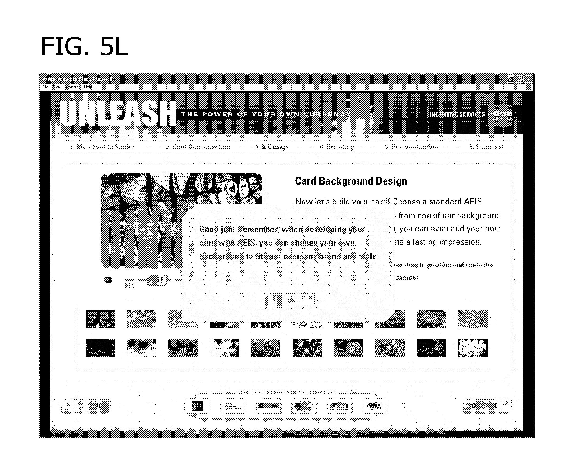 Patent US11783319 Figure 16 – Client customized virtual or physical card for use with selected merchants