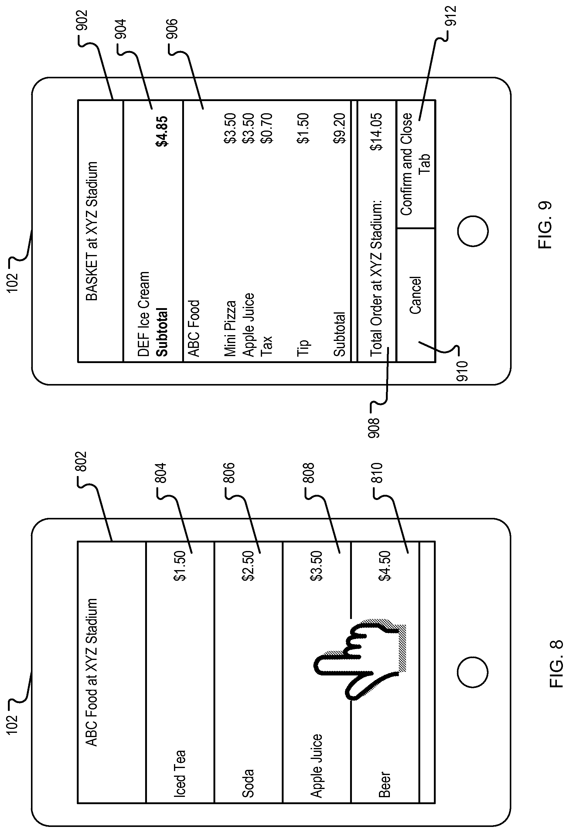 Patent US11783331 Figure 9 – Cardless transaction using account automatically generated based on previous transaction
