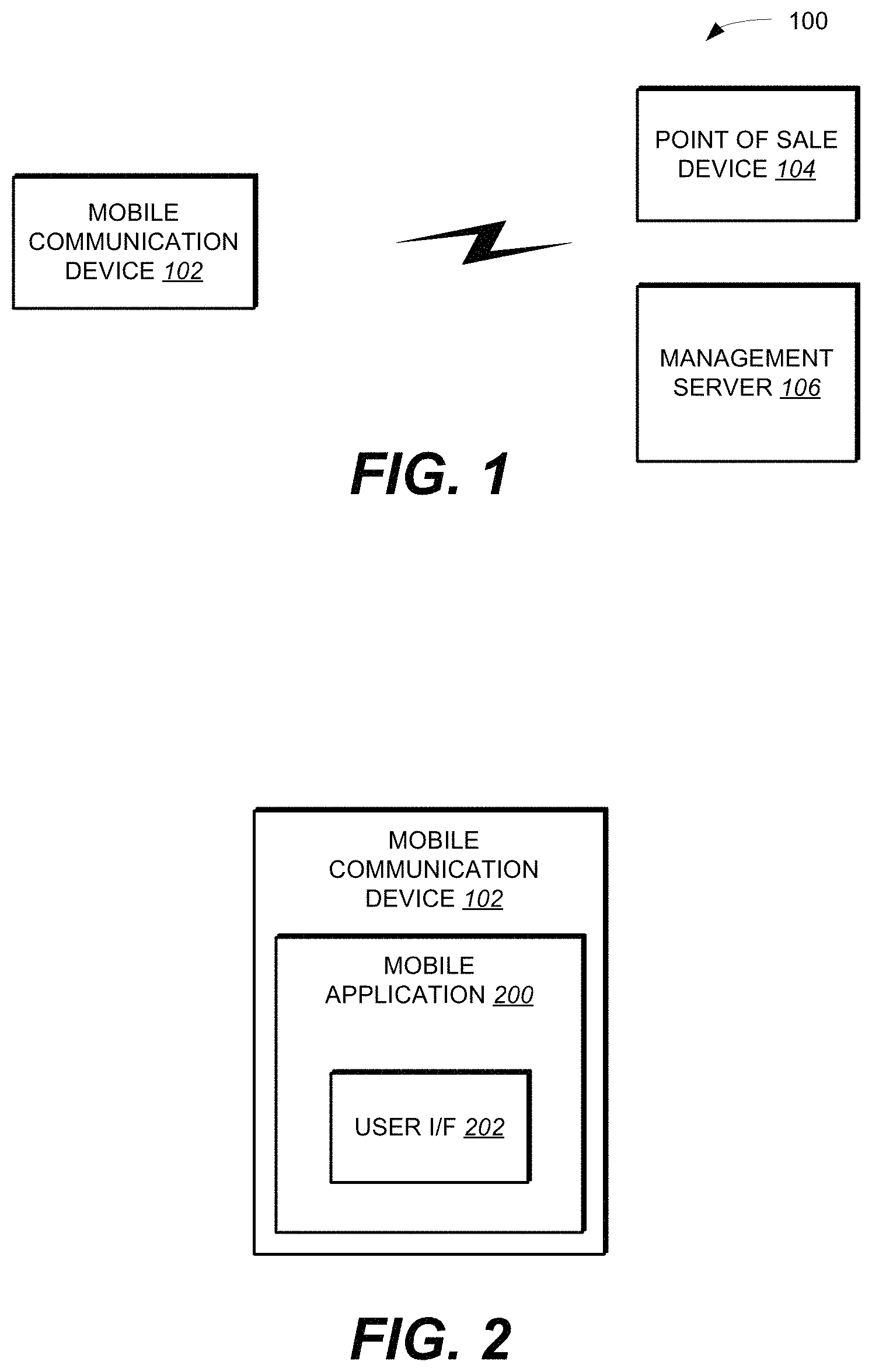 Patent US11783365 — Blaze mobile banking using a non-browser based application — Figure 1