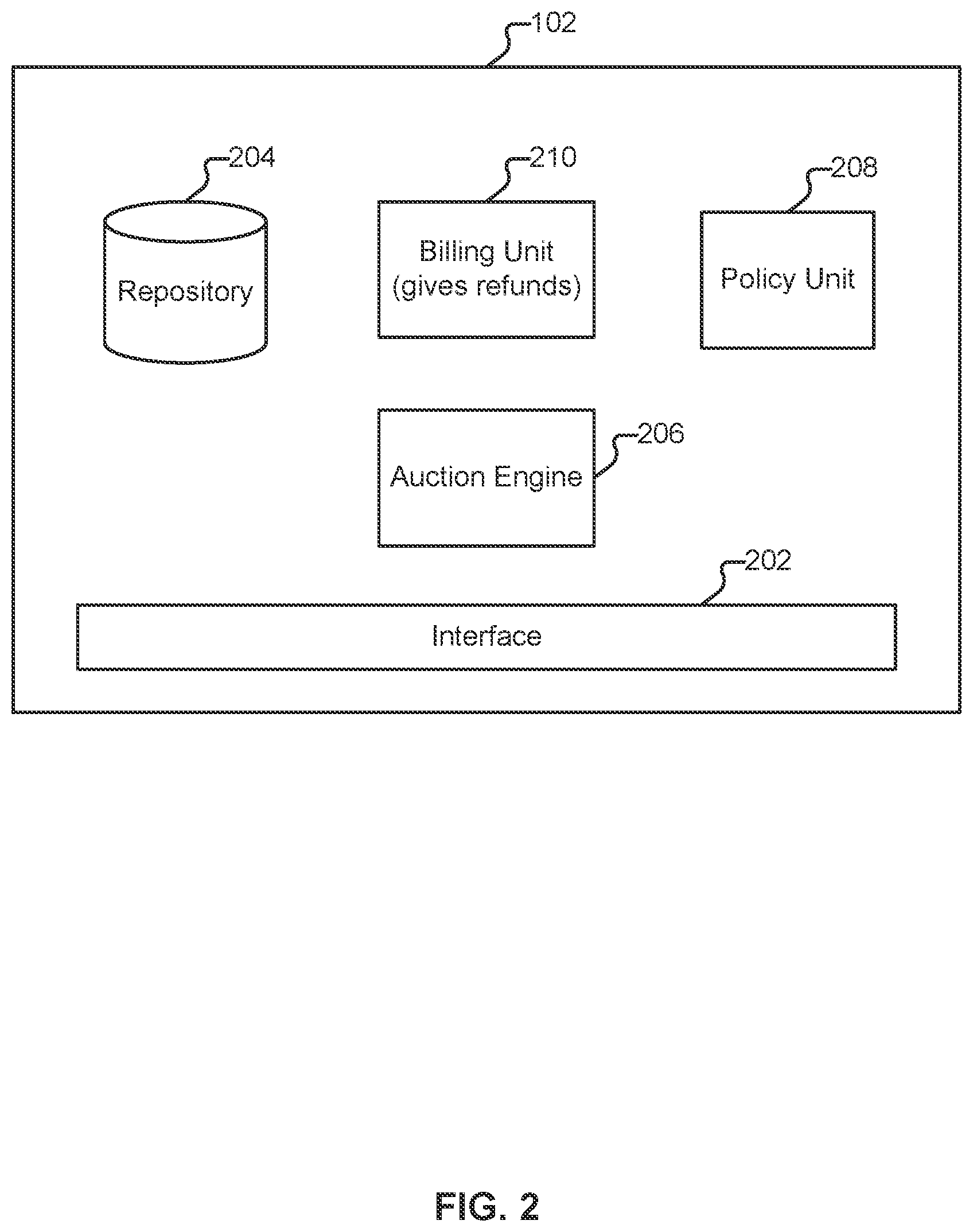 Patent US11783376 Figure 2 – Advertising model