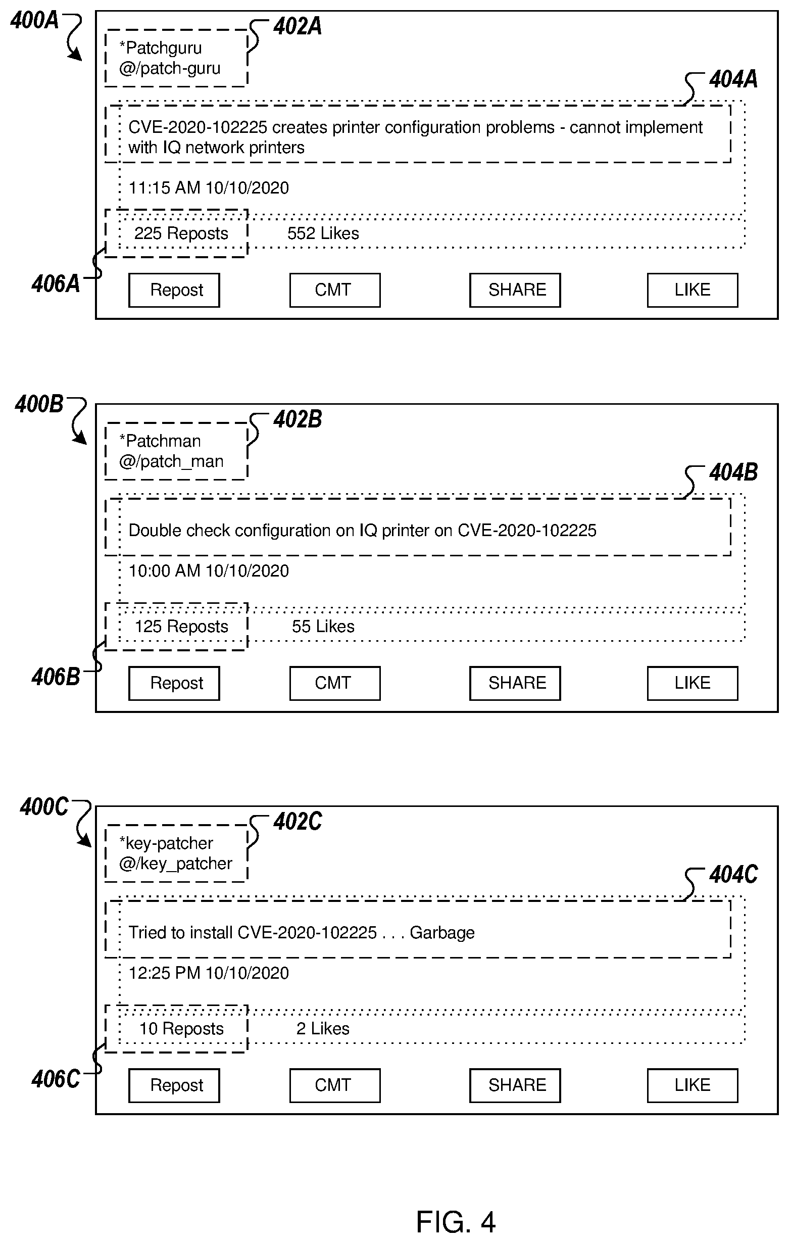 Patent US11783394 Figure 4 – Automated product update analysis and management