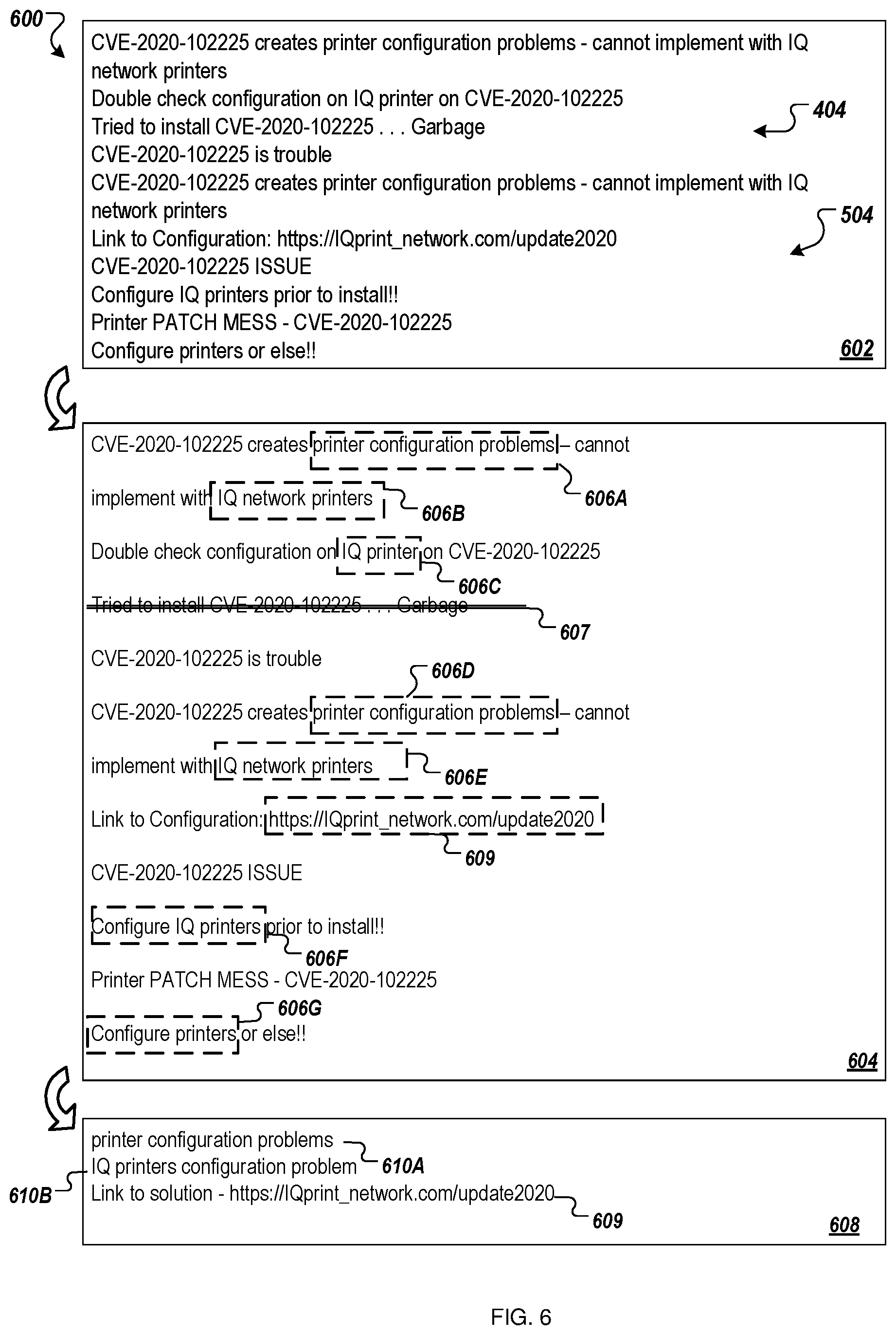 Patent US11783394 Figure 6 – Automated product update analysis and management
