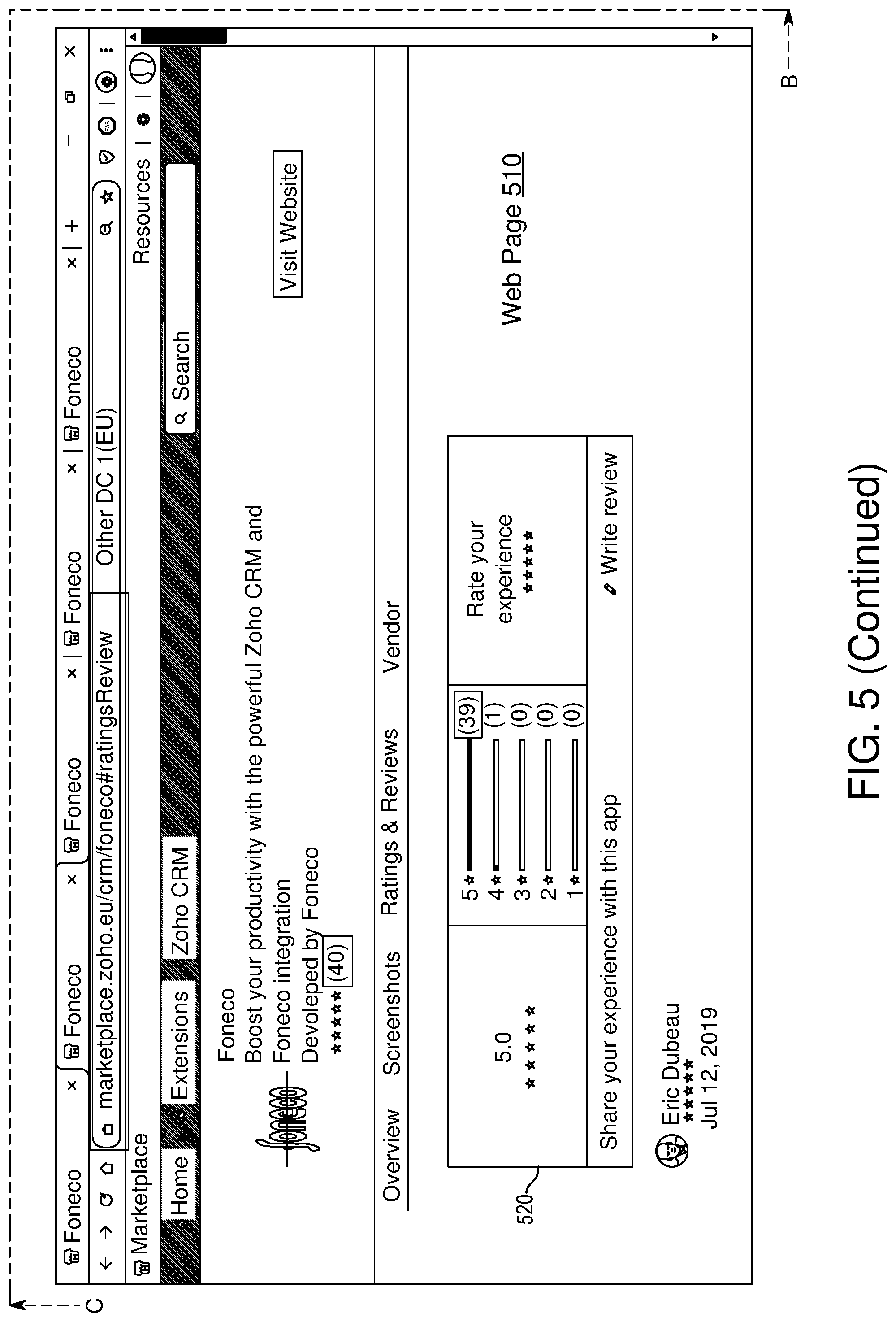Patent US11783398 Figure 8 – Methods and systems for synchronized cloud marketplace