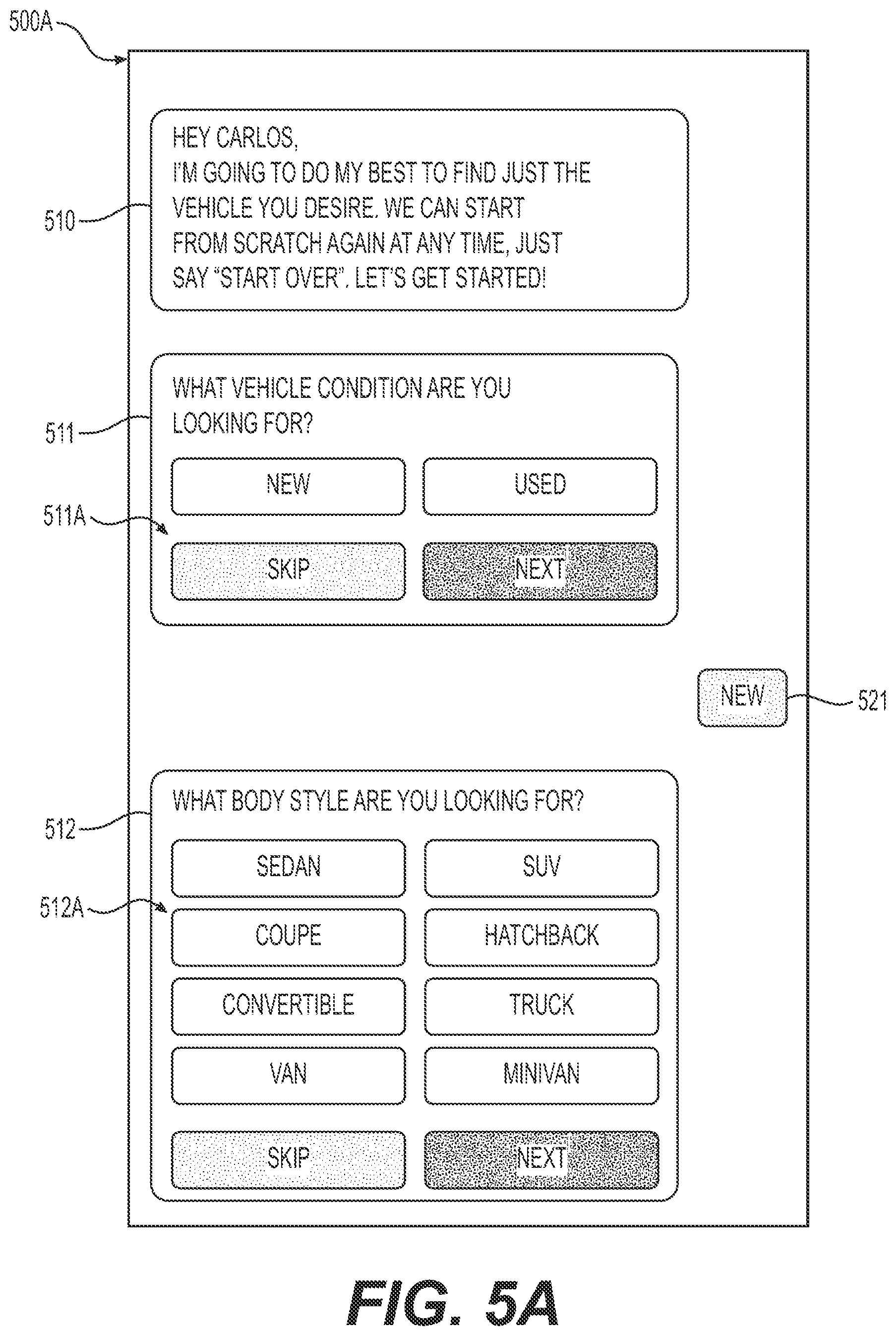 Patent US11783399 Figure 7 – Methods and systems for providing purchase recommendations based on responses to inquiries on product attributes