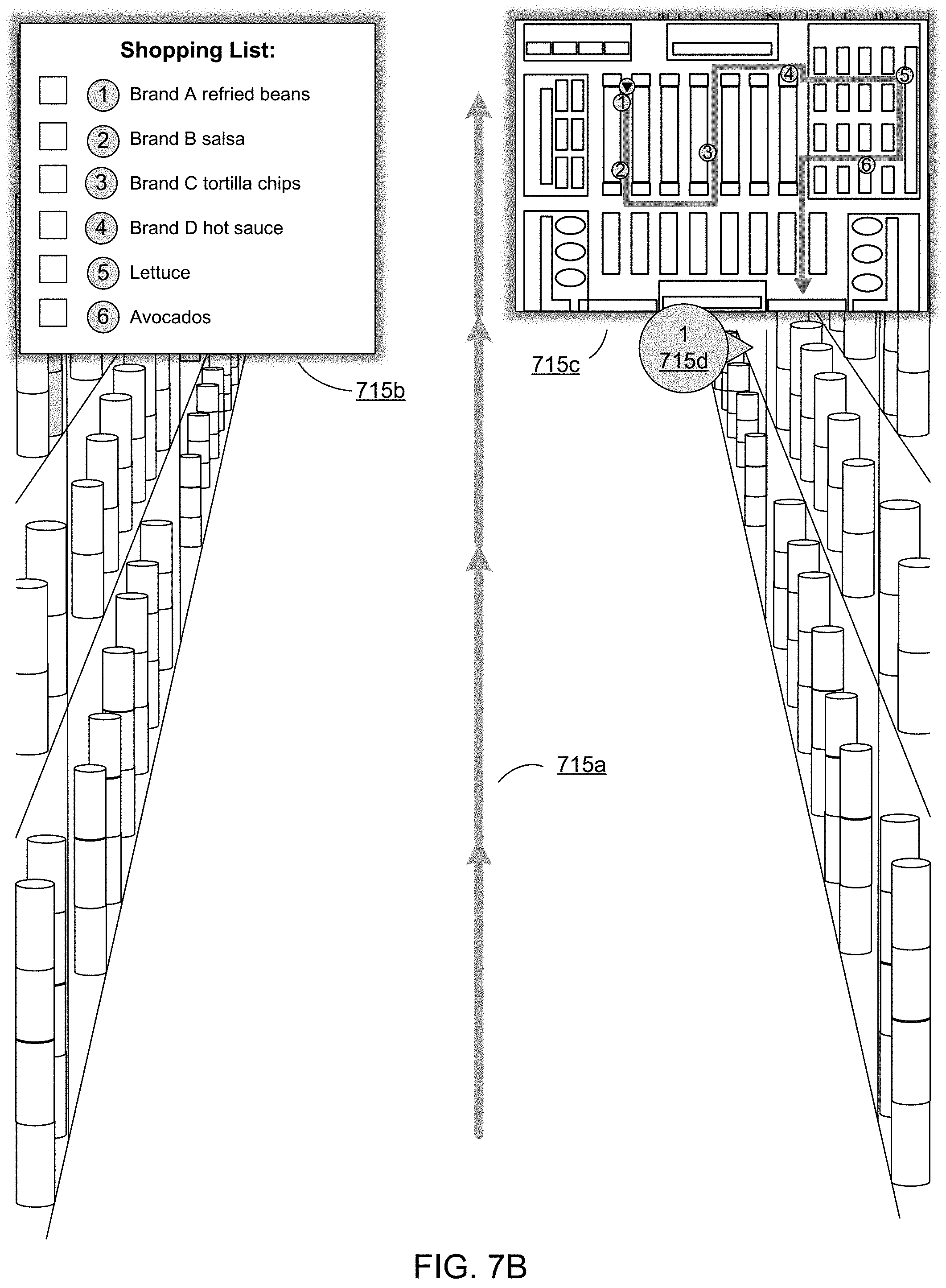 Patent US11783400 Figure 9 – Method, computer program product, and system for displaying augmented reality elements for navigating to a location of an item within a warehouse