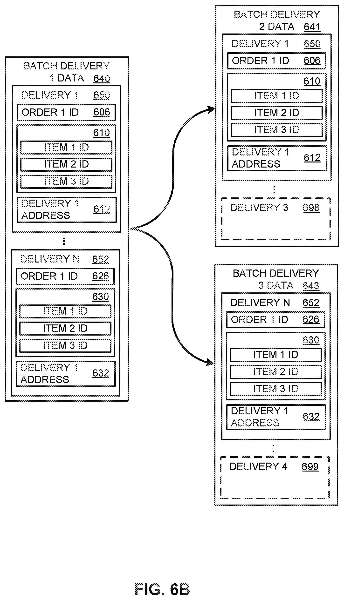 Patent US11783403 Figure 8 – Systems, non-transitory computer readable mediums, and methods for grocery order batching and customer experience