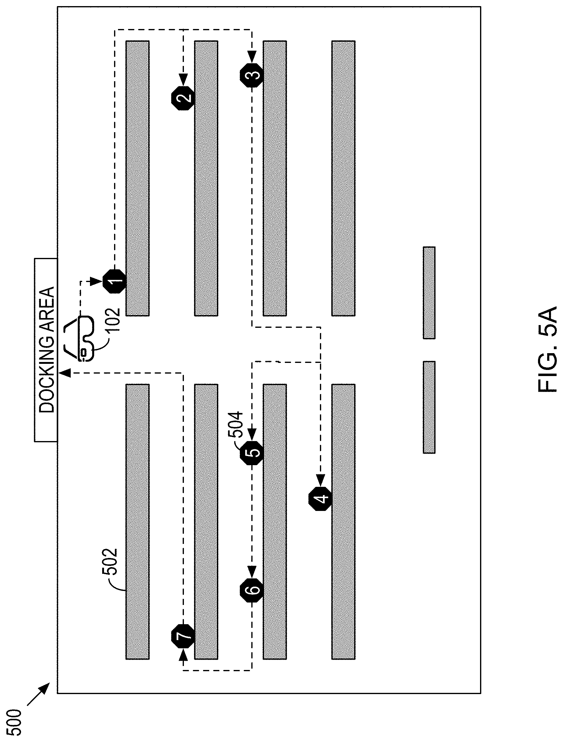 Patent US11783405 Figure 5 – Device, medium, and method for utilizing wearable technology to facilitate fulfilling customer orders