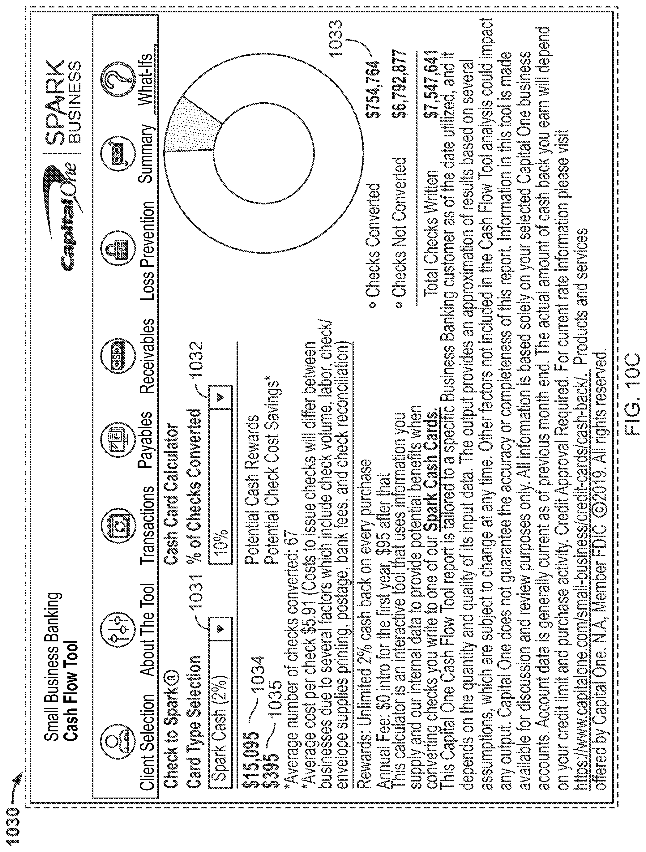 Patent US11783411 Figure 13 – Financial analysis in a computing environment