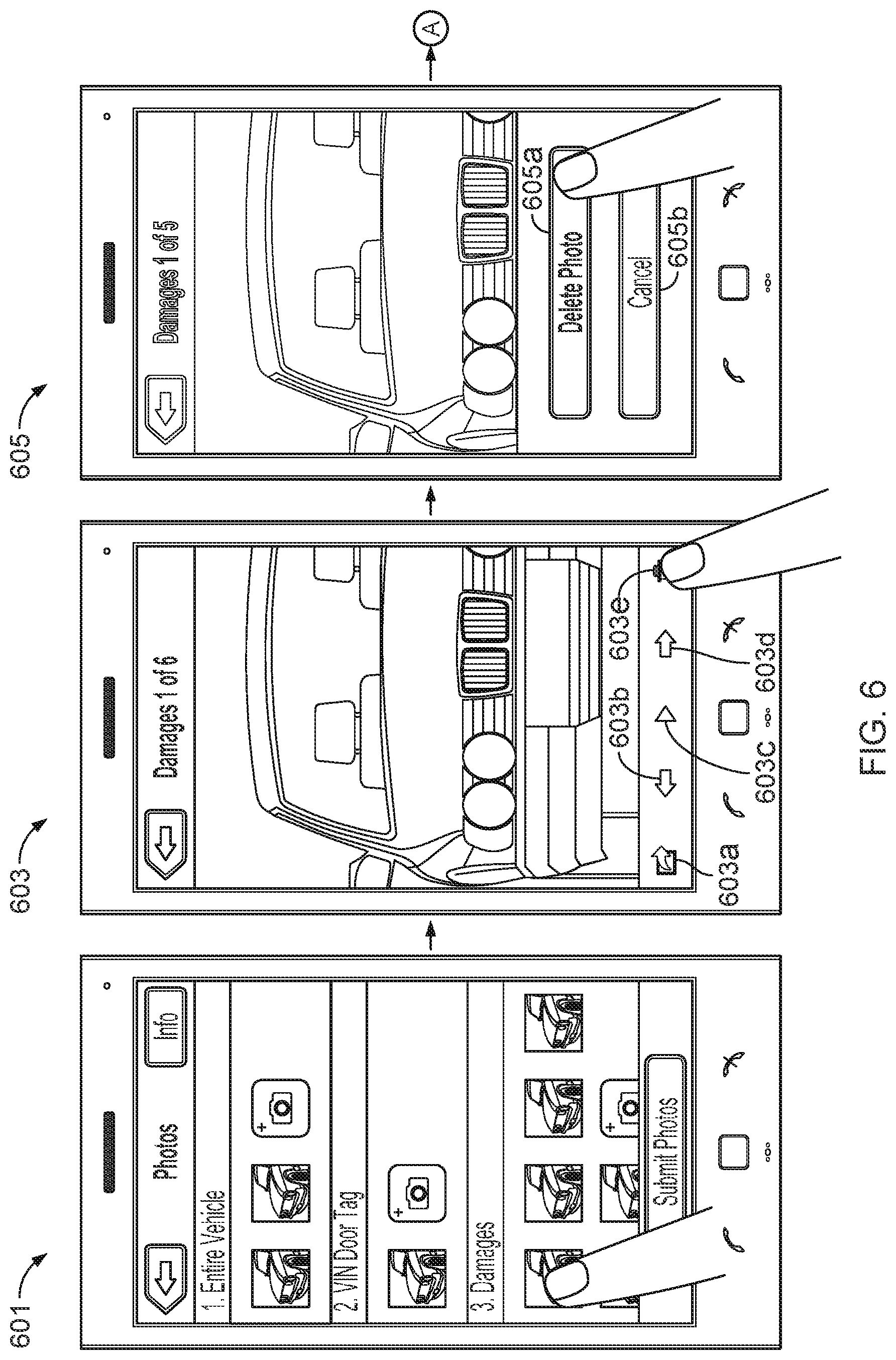 Patent US11783428 Figure 8 – Agent-facilitated claims damage estimation