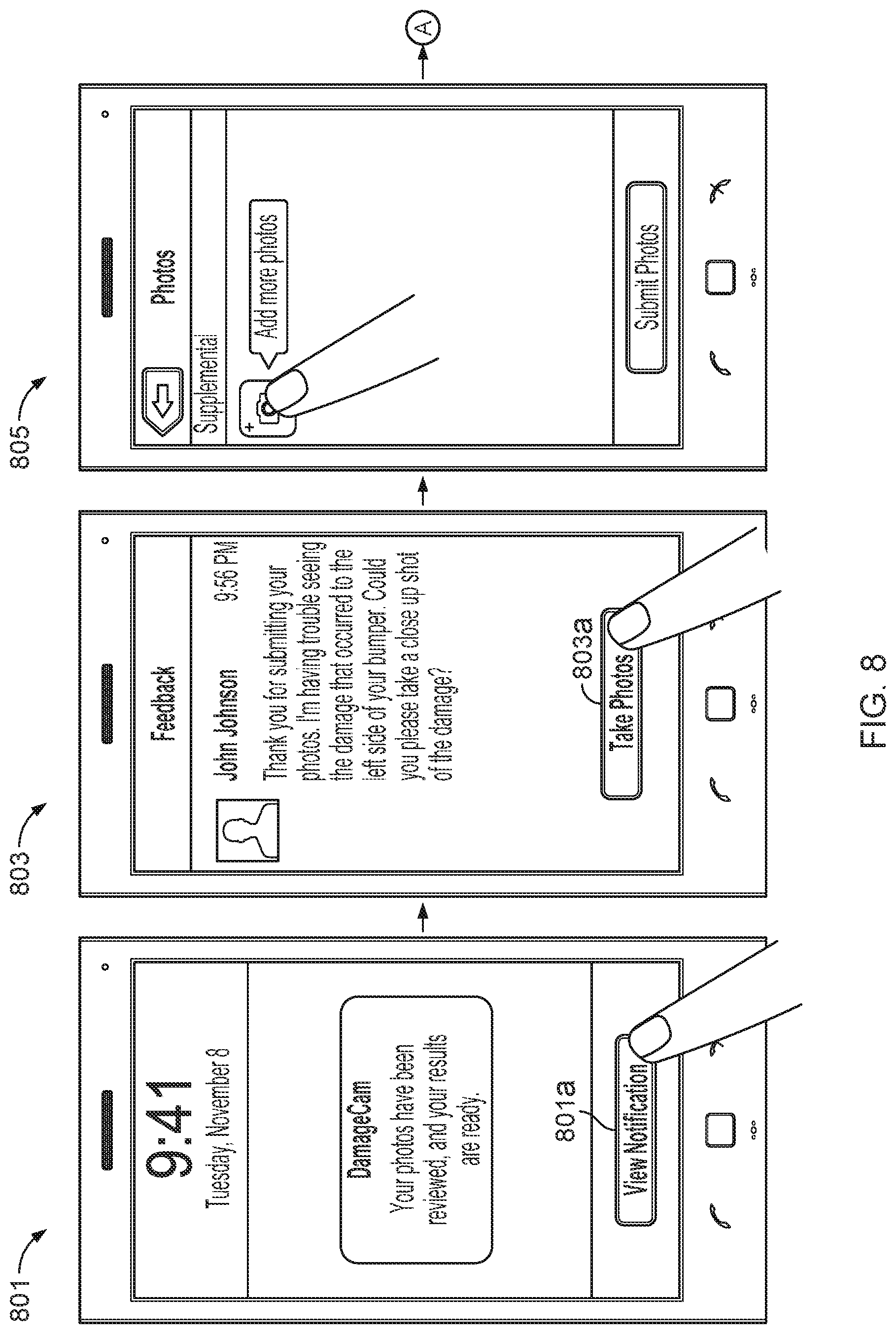 Patent US11783428 Figure 12 – Agent-facilitated claims damage estimation