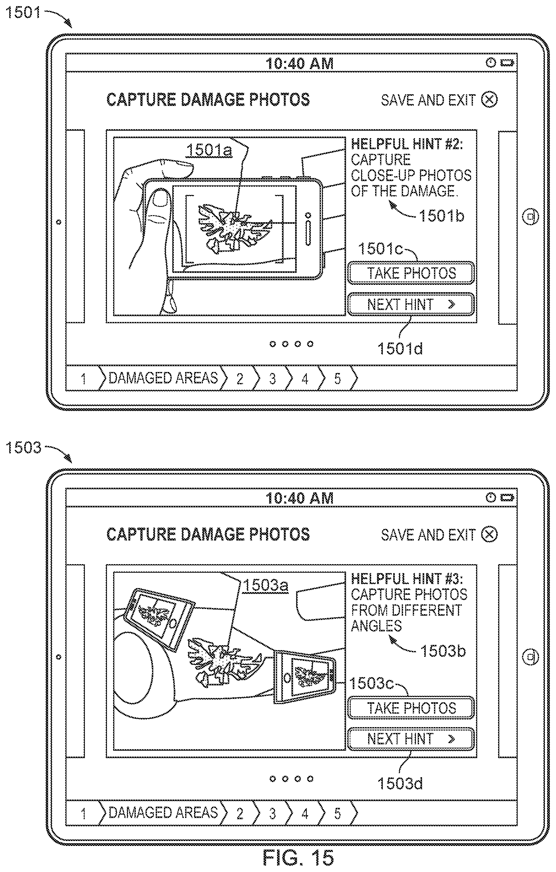 Patent US11783428 Figure 20 – Agent-facilitated claims damage estimation