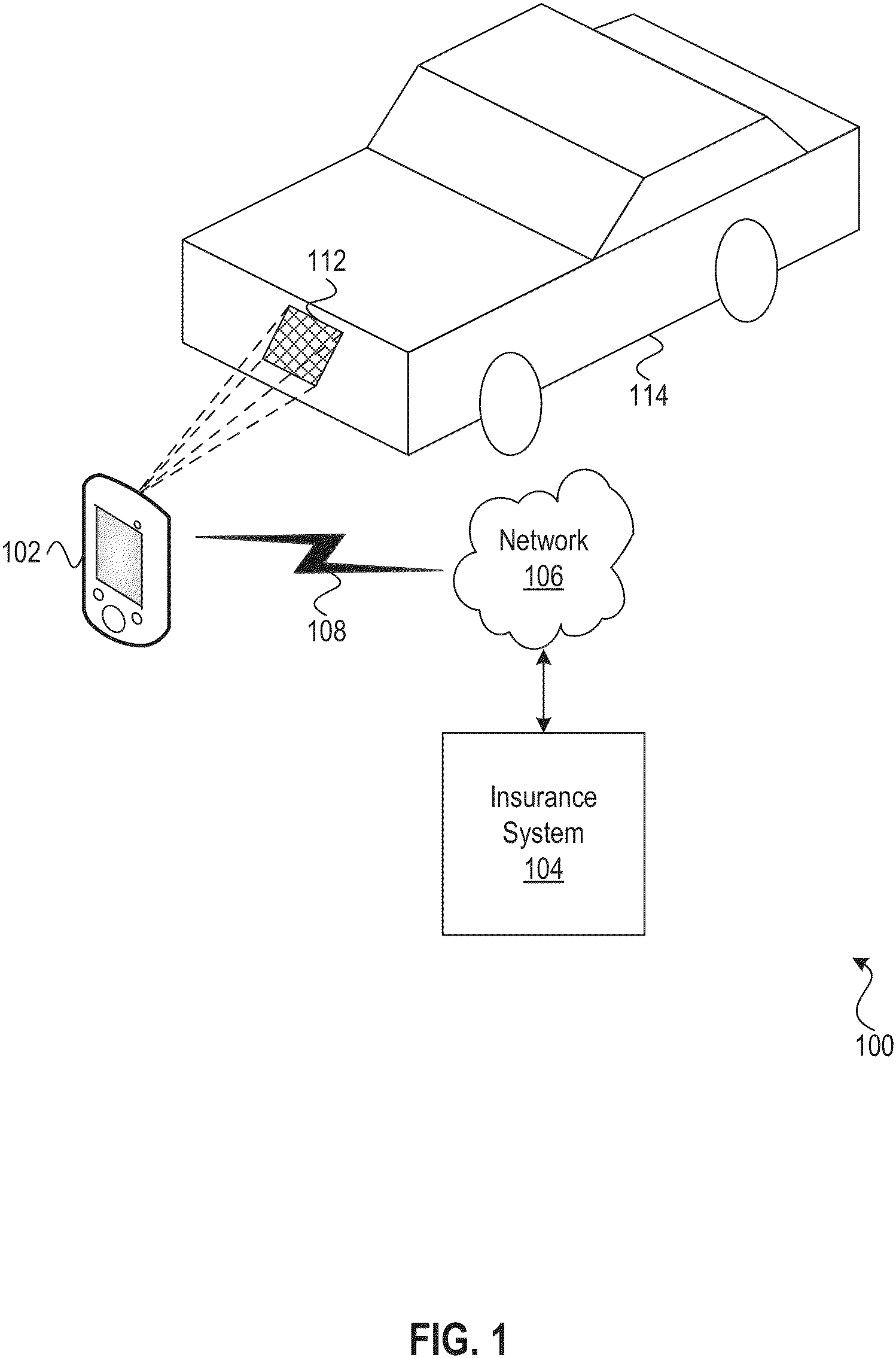 Patent US11783430 Figure 1 – Automatic claim generation