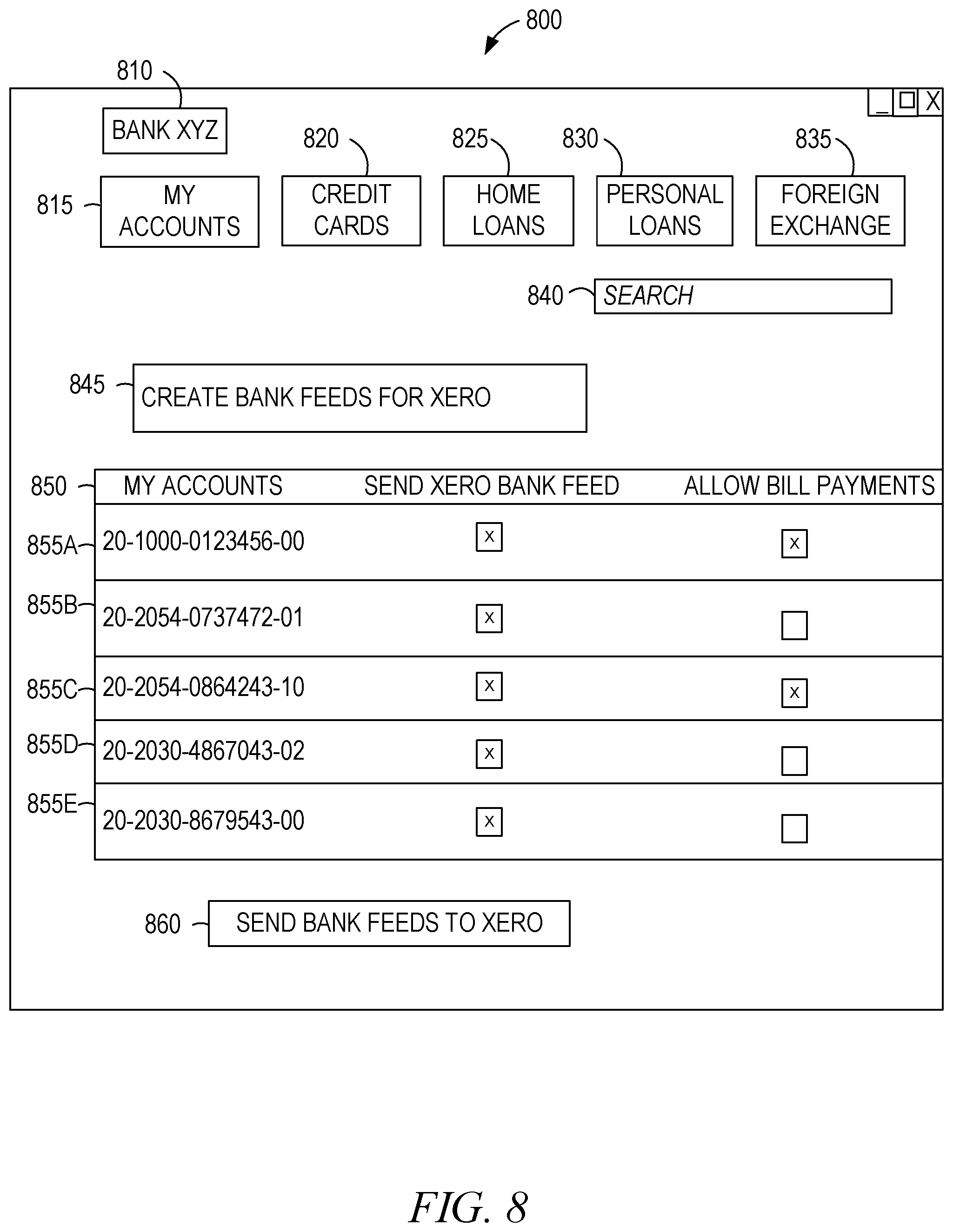 Patent US11783433 Figure 8 – Systems and methods of access control and system integration