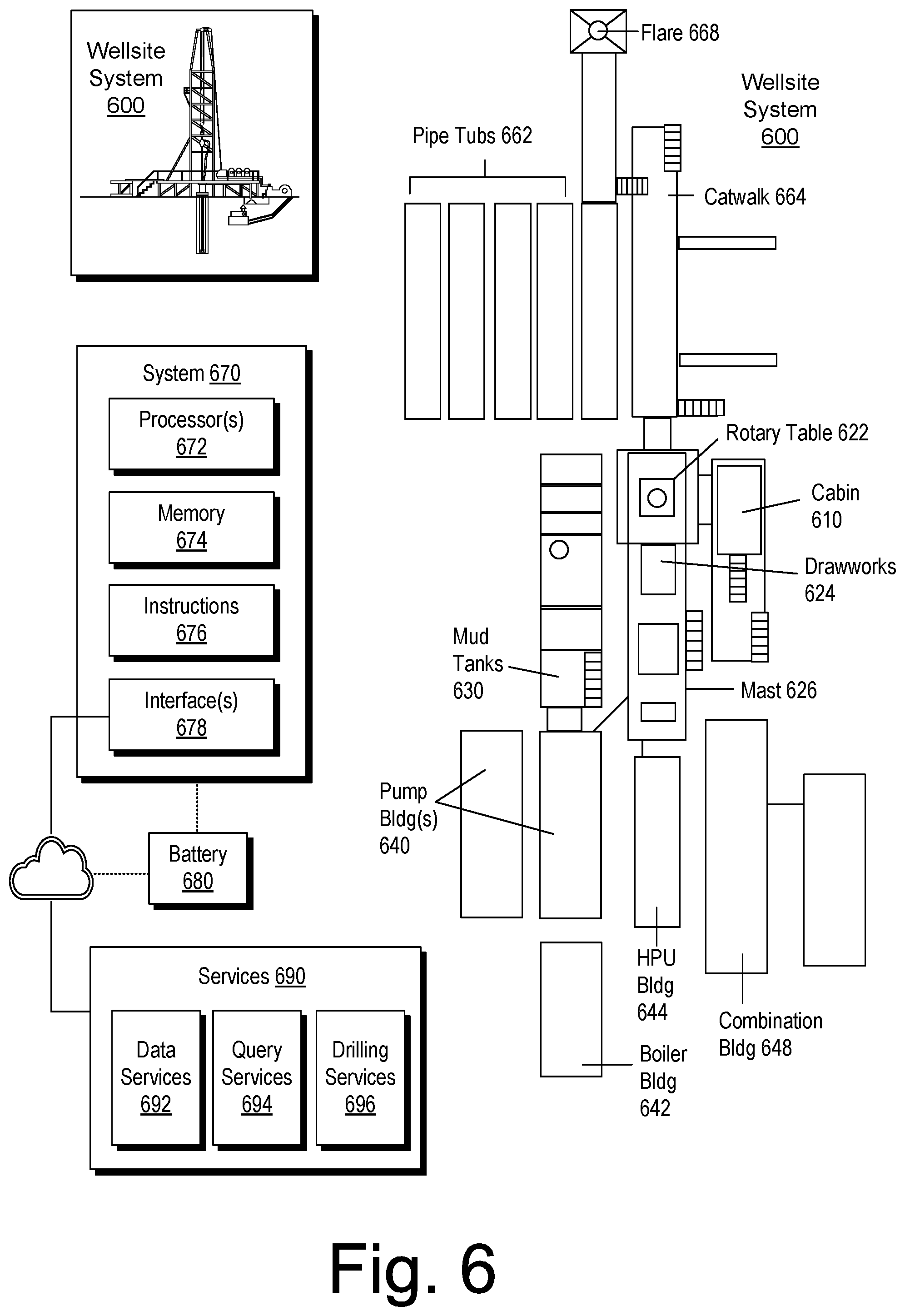 Patent US11783434 Figure 6 – Well planning and drilling service