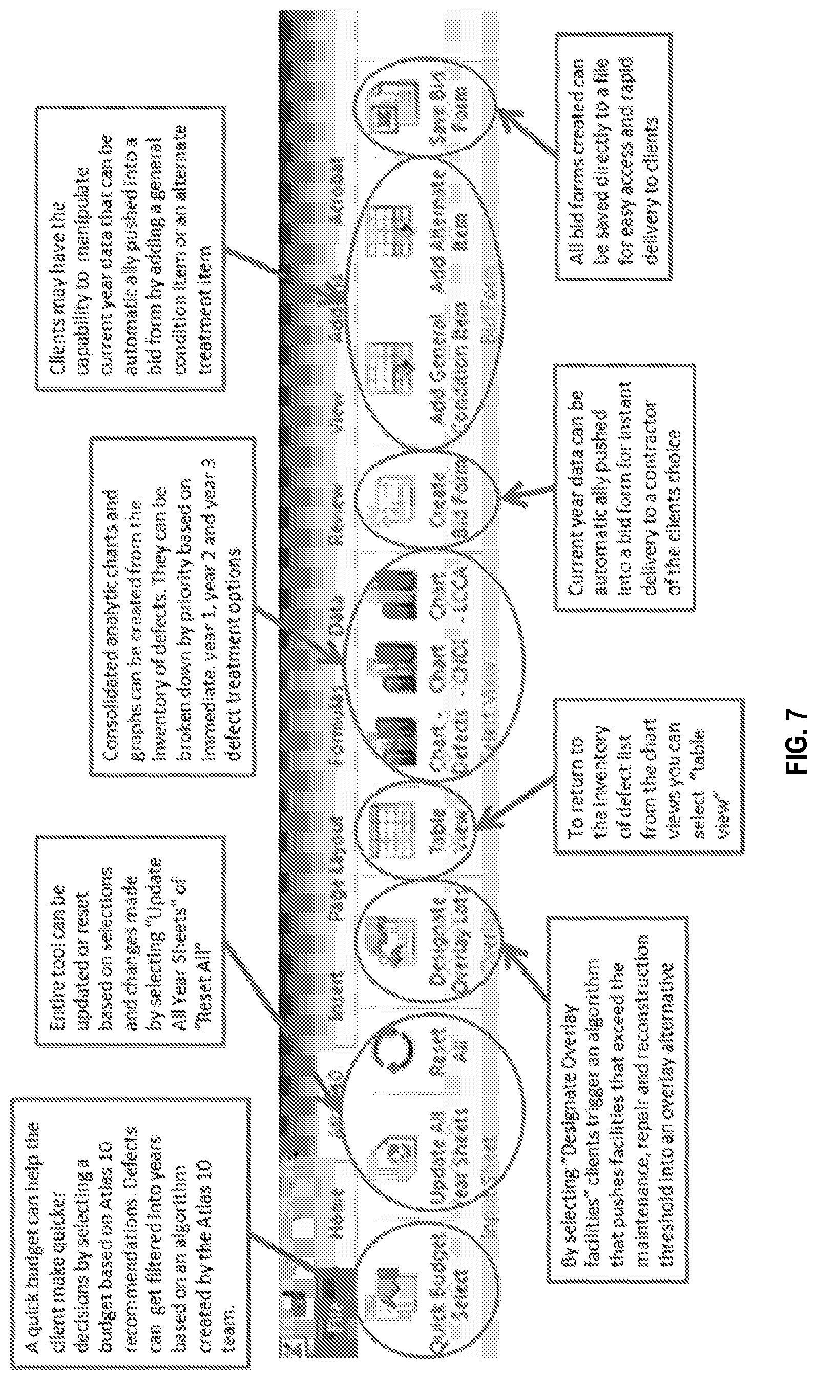 Patent US11783438 Figure 7 – Systems, methods and apparatus for property defect management