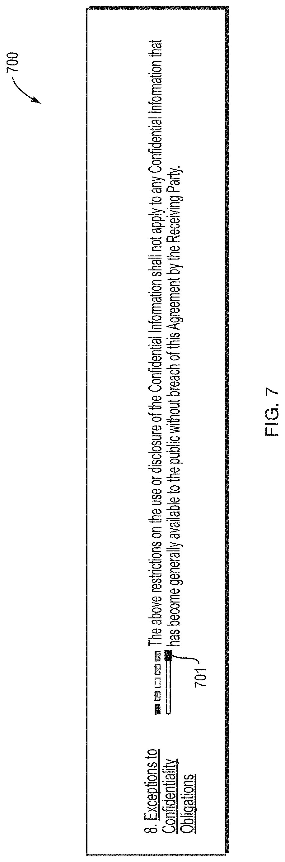 Patent US11783439 Figure 7 – Legal document analysis platform