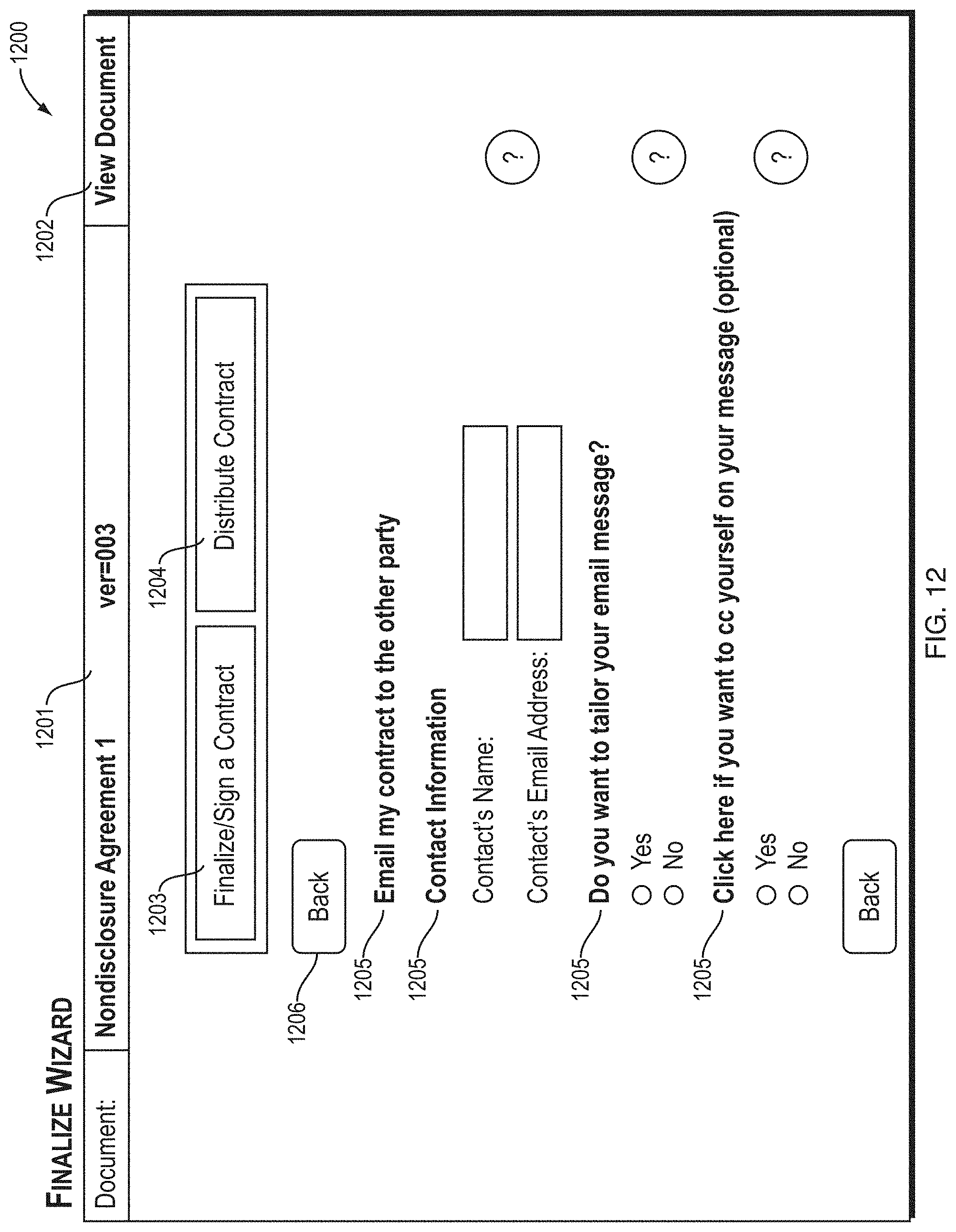Patent US11783439 Figure 12 – Legal document analysis platform