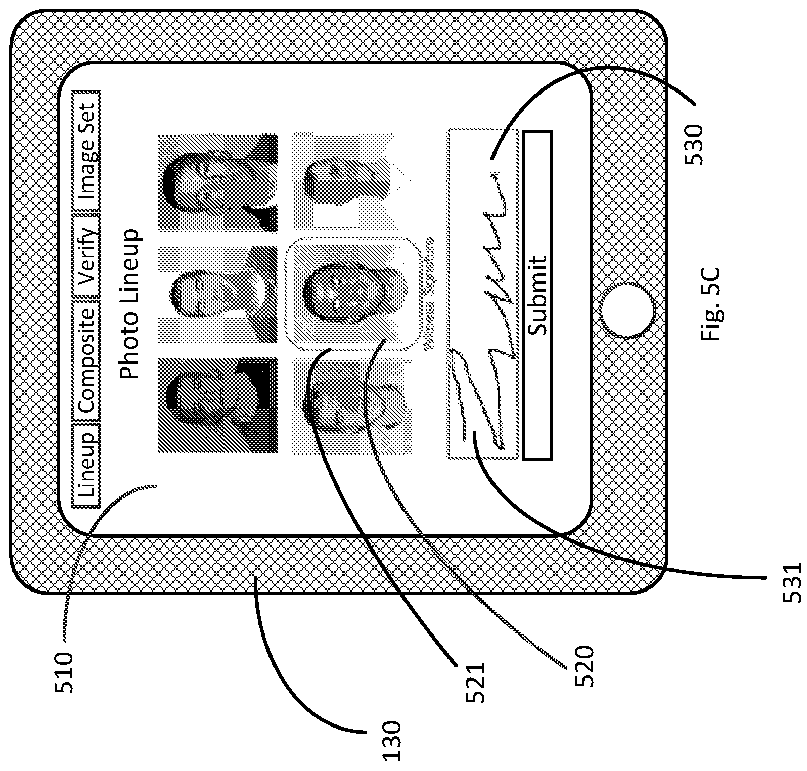 Patent US11783440 Figure 7 – System and method for generating a photographic police lineup