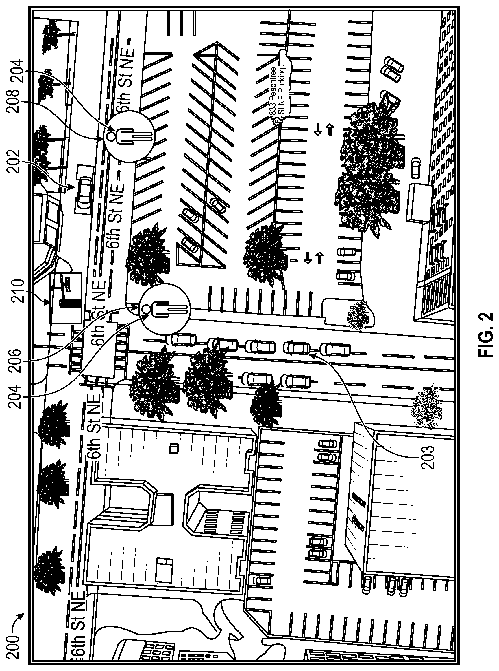 Patent US11783441 Figure 2 – Systems and methods for dynamically connecting one or more transportation vehicles to customers