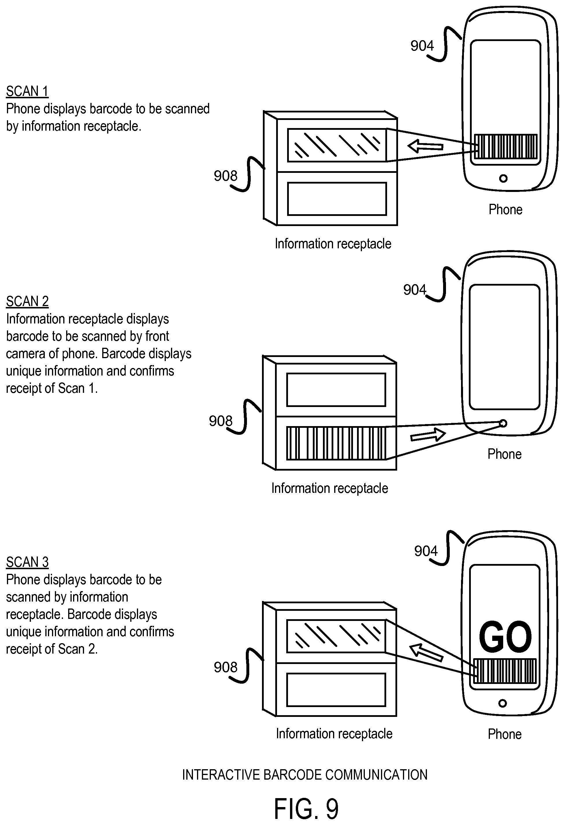 Patent US11783442 Figure 10 – Interactive image-based communication using image coding
