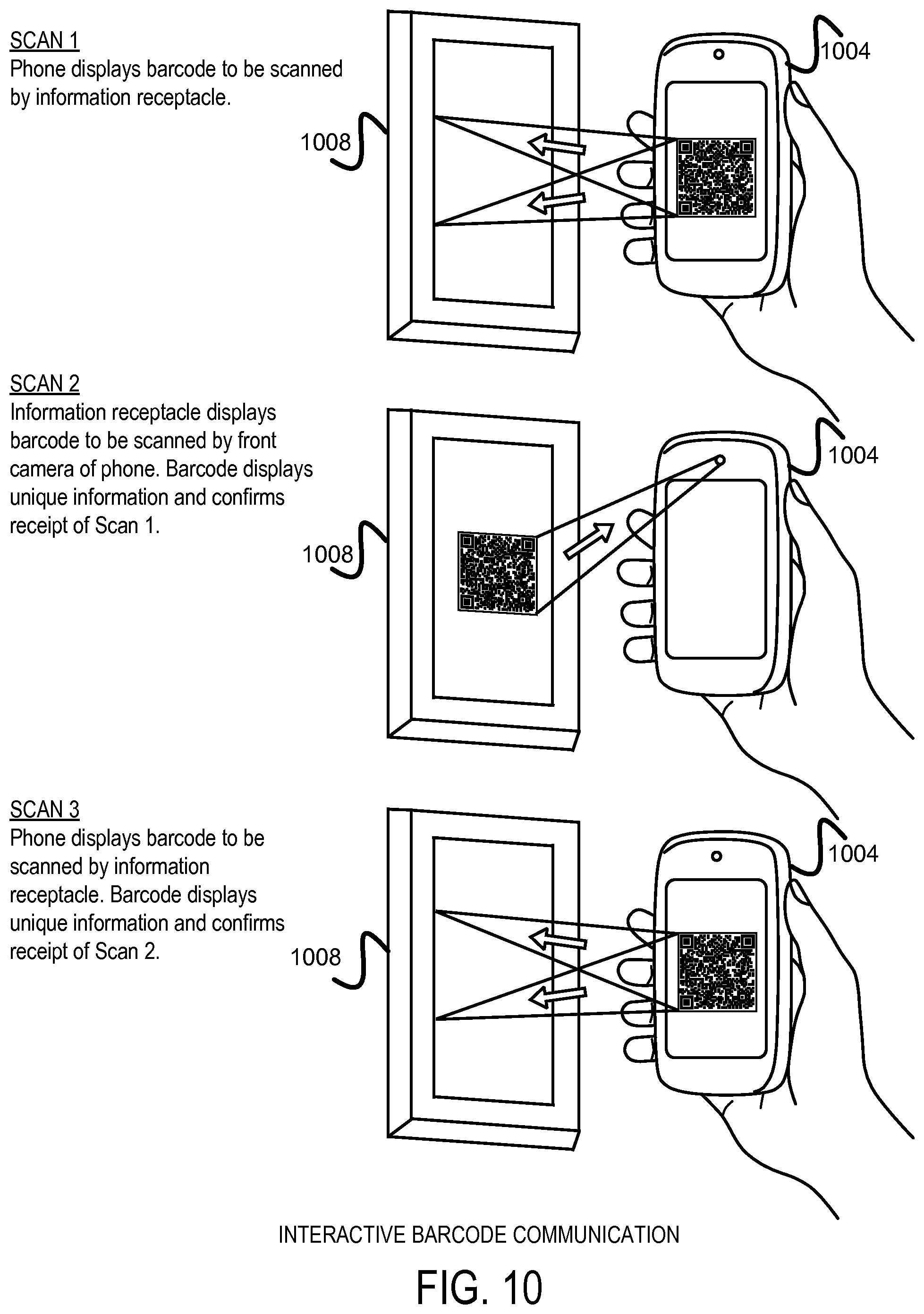 Patent US11783442 Figure 11 – Interactive image-based communication using image coding