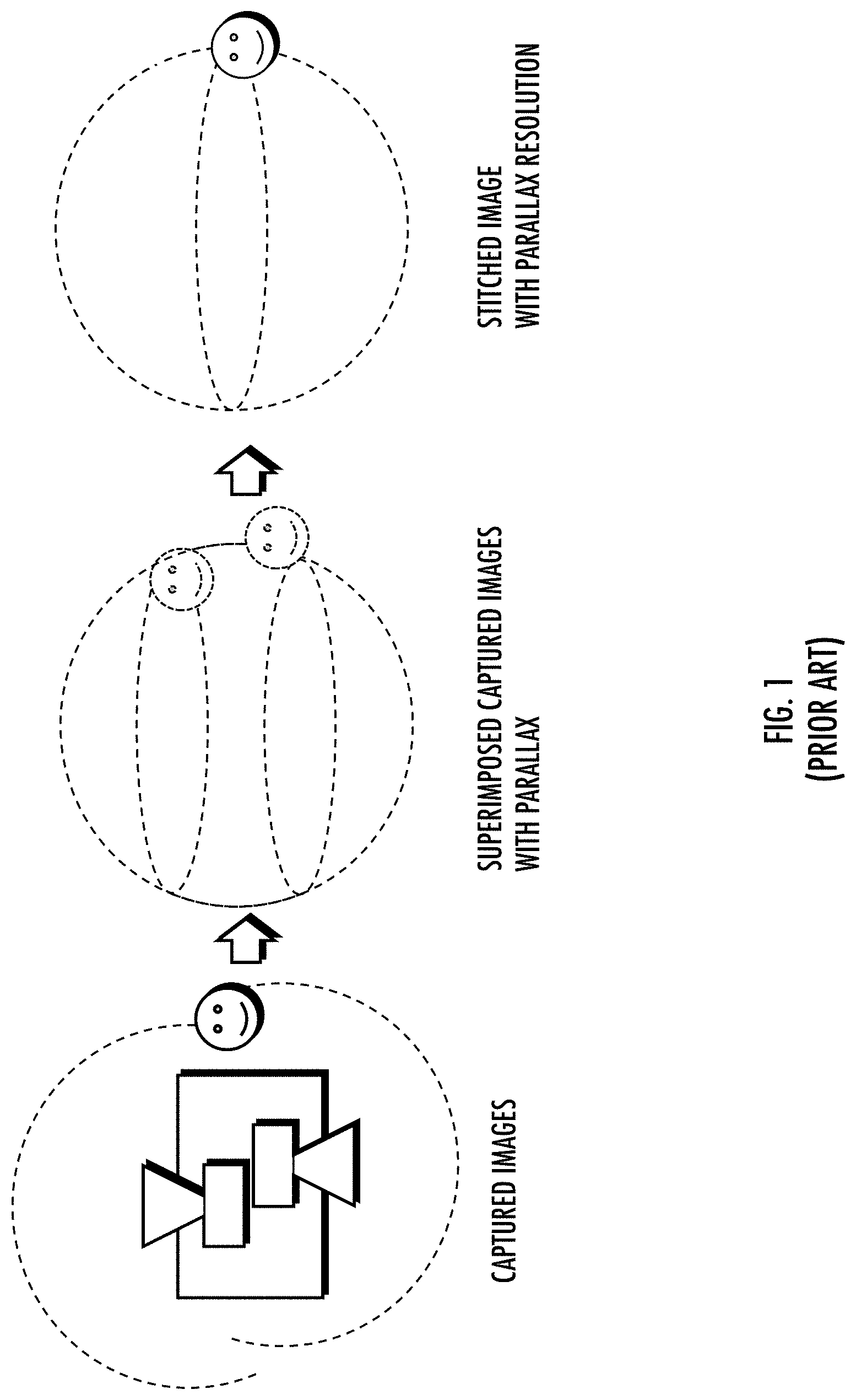 Patent US11783447 — Methods and apparatus for optimized stitching of overcapture content — Figure 1
