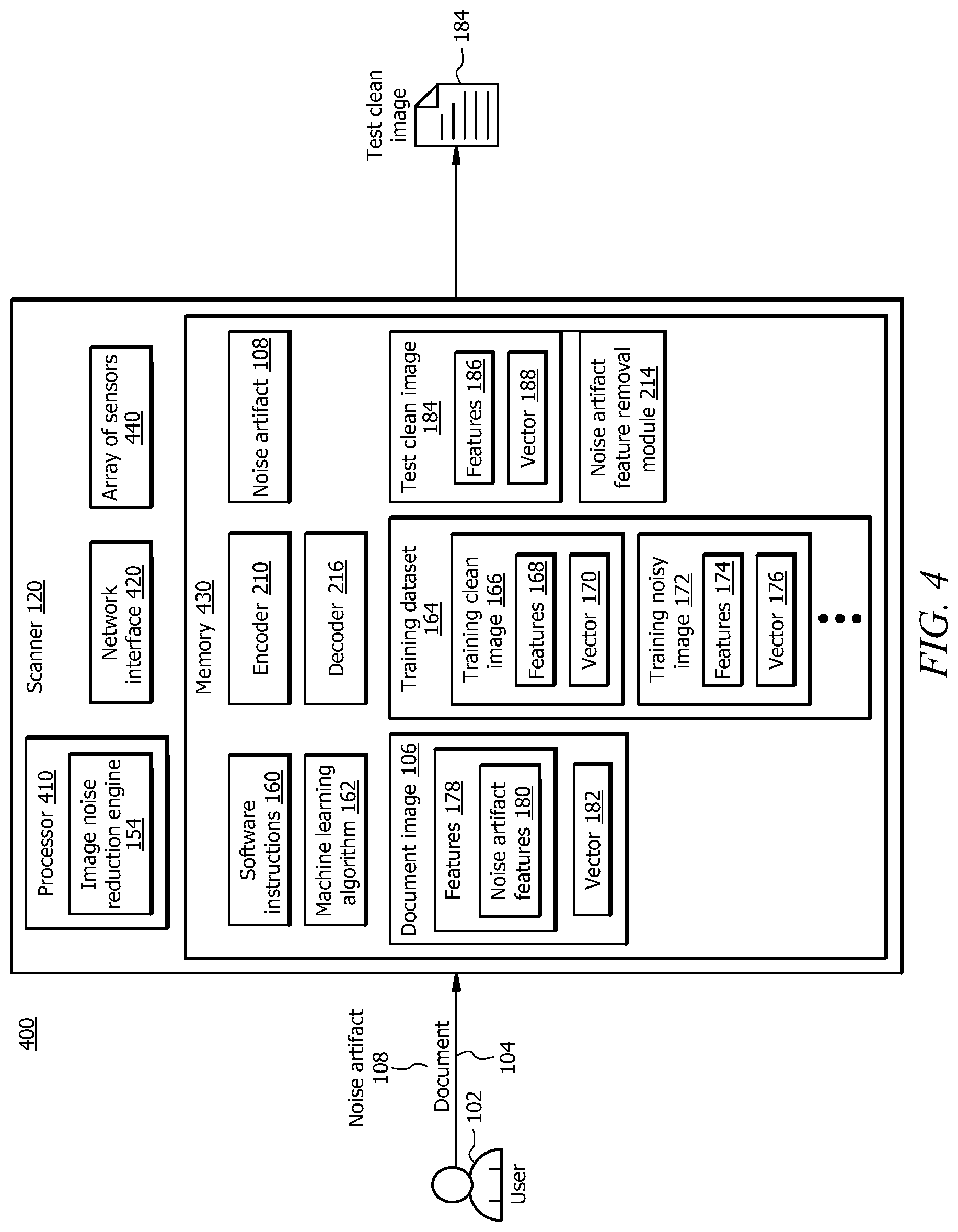 Patent US11783453 Figure 4 – Adapting image noise removal model based on device capabilities