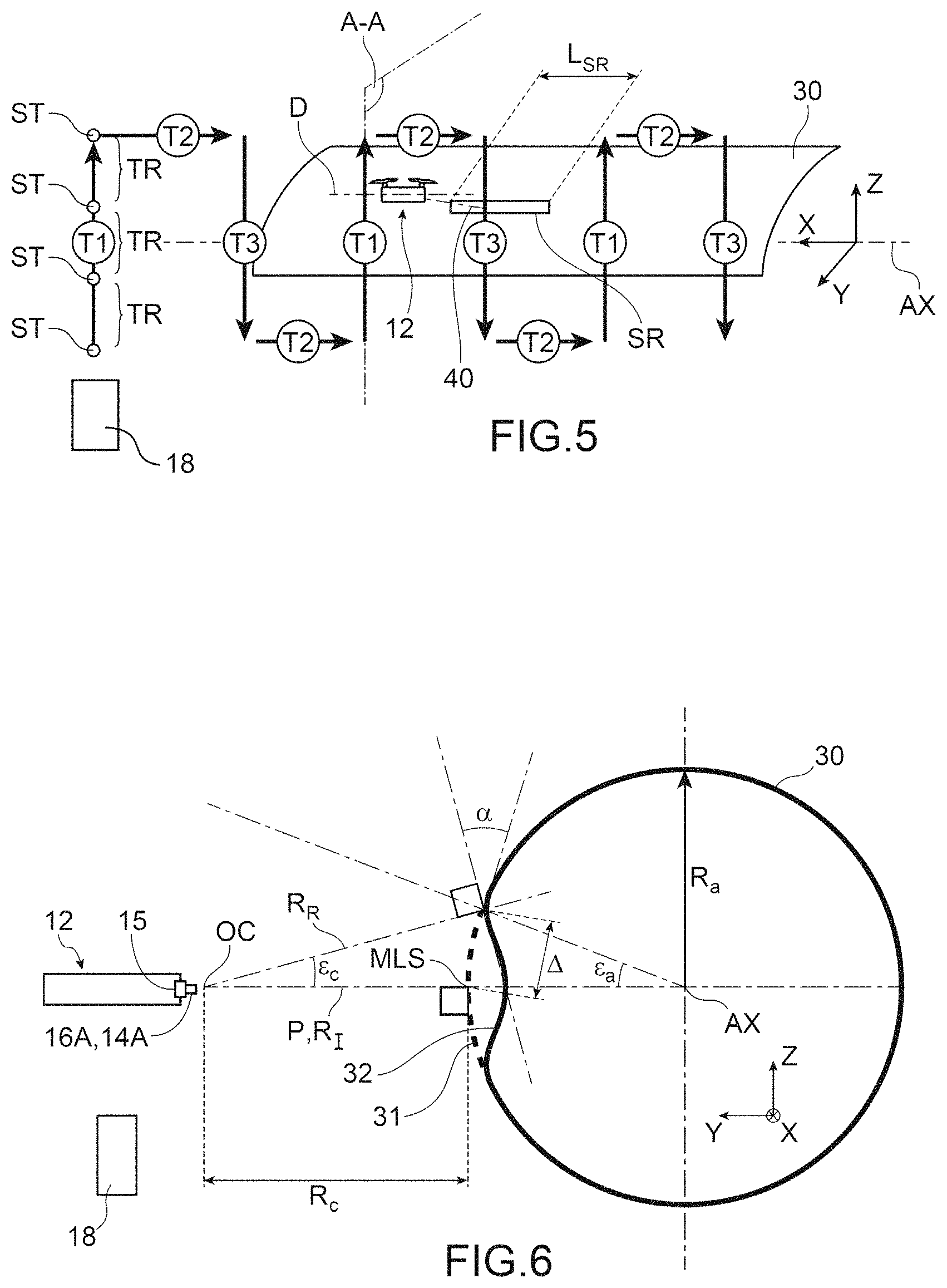 Patent US11783465 Figure 6 – Flying drone for inspecting surfaces, and method for inspecting surfaces by such a flying drone