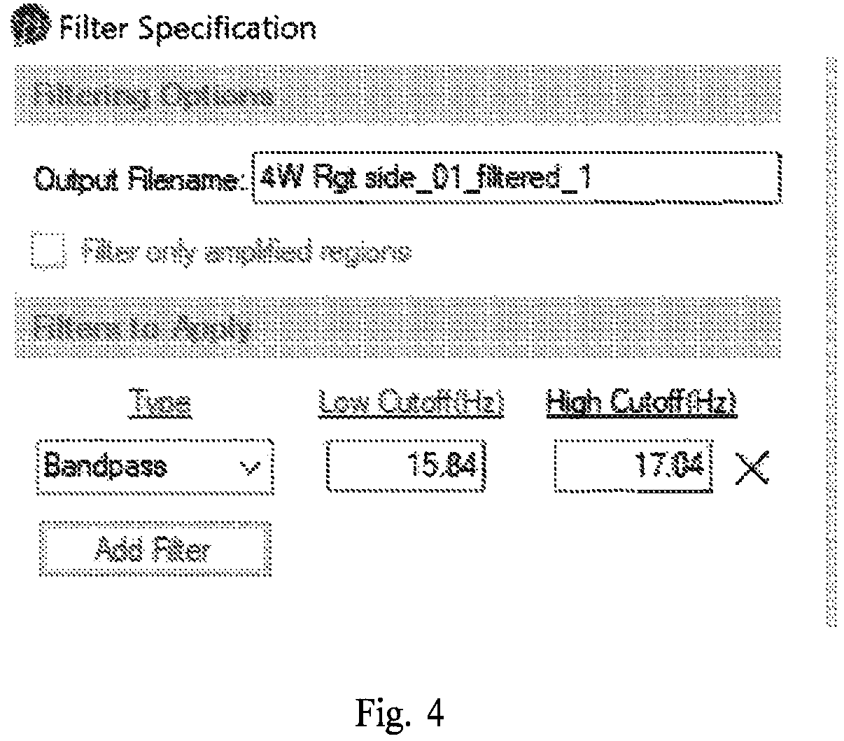 Patent US11783467 Figure 4 – Monitoring of objects based on frequency spectrum of motion and frequency filtering