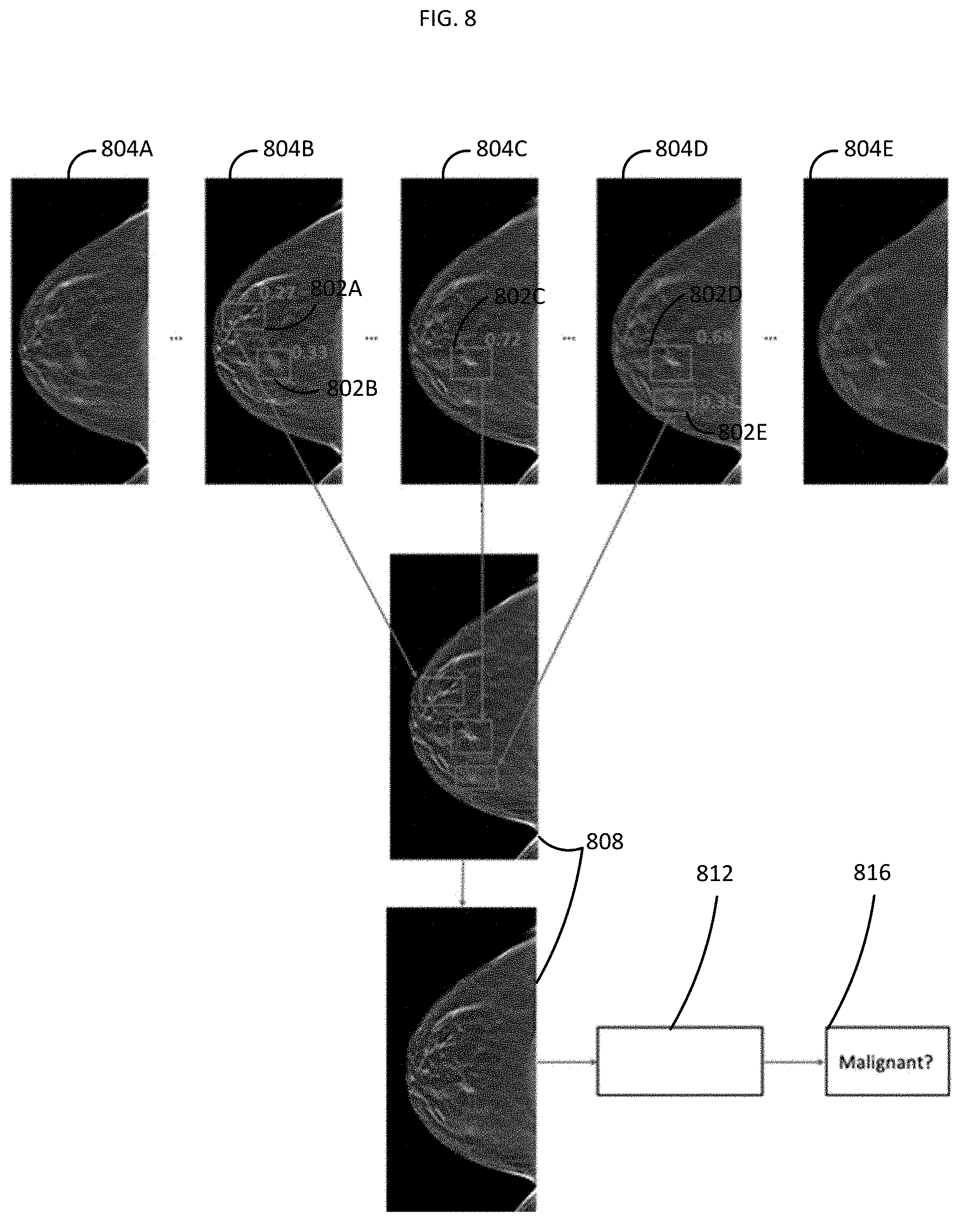 Patent US11783476 Figure 8 – System and method for analyzing three-dimensional image data