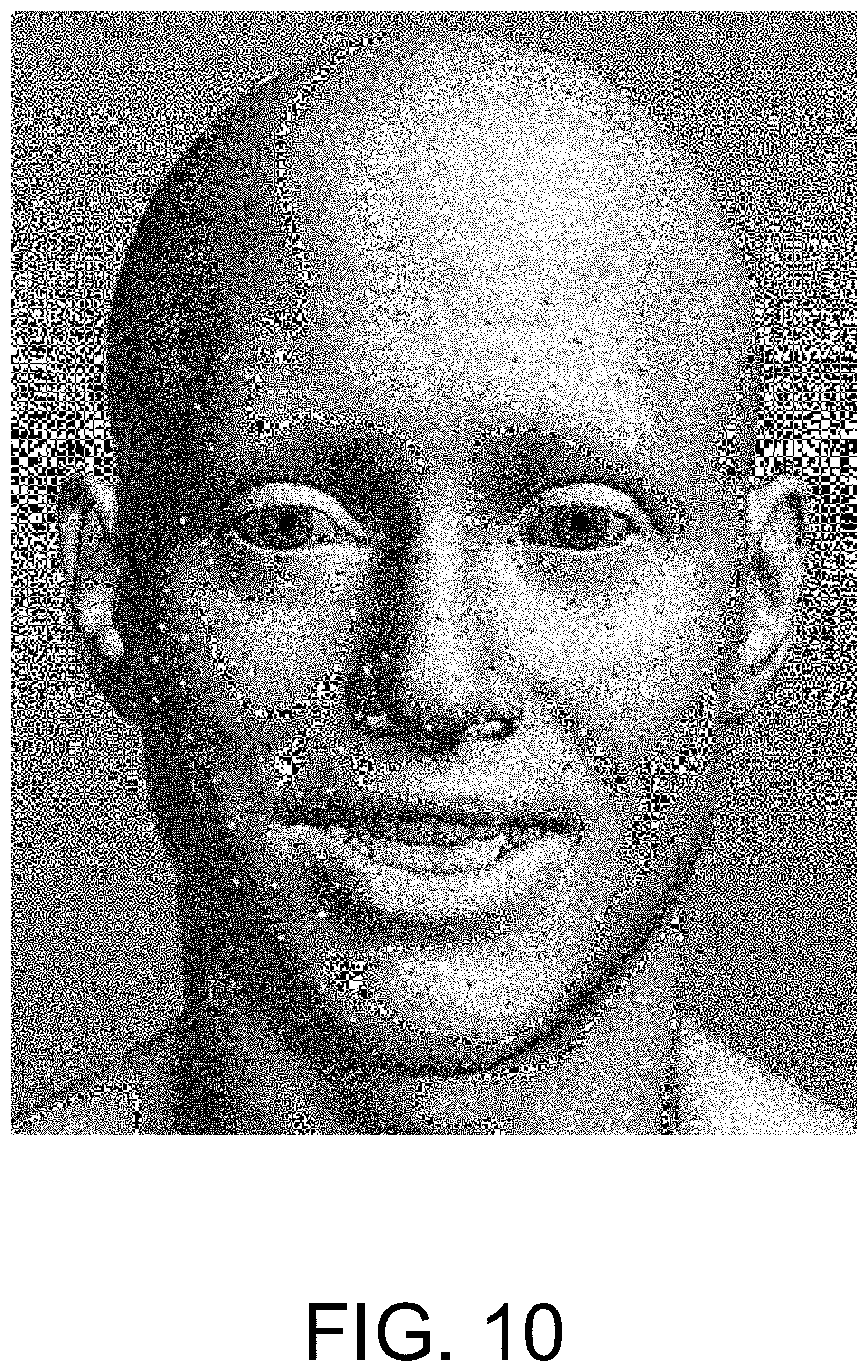 Patent US11783493 Figure 8 – Obtaining high resolution and dense reconstruction of face from sparse facial markers