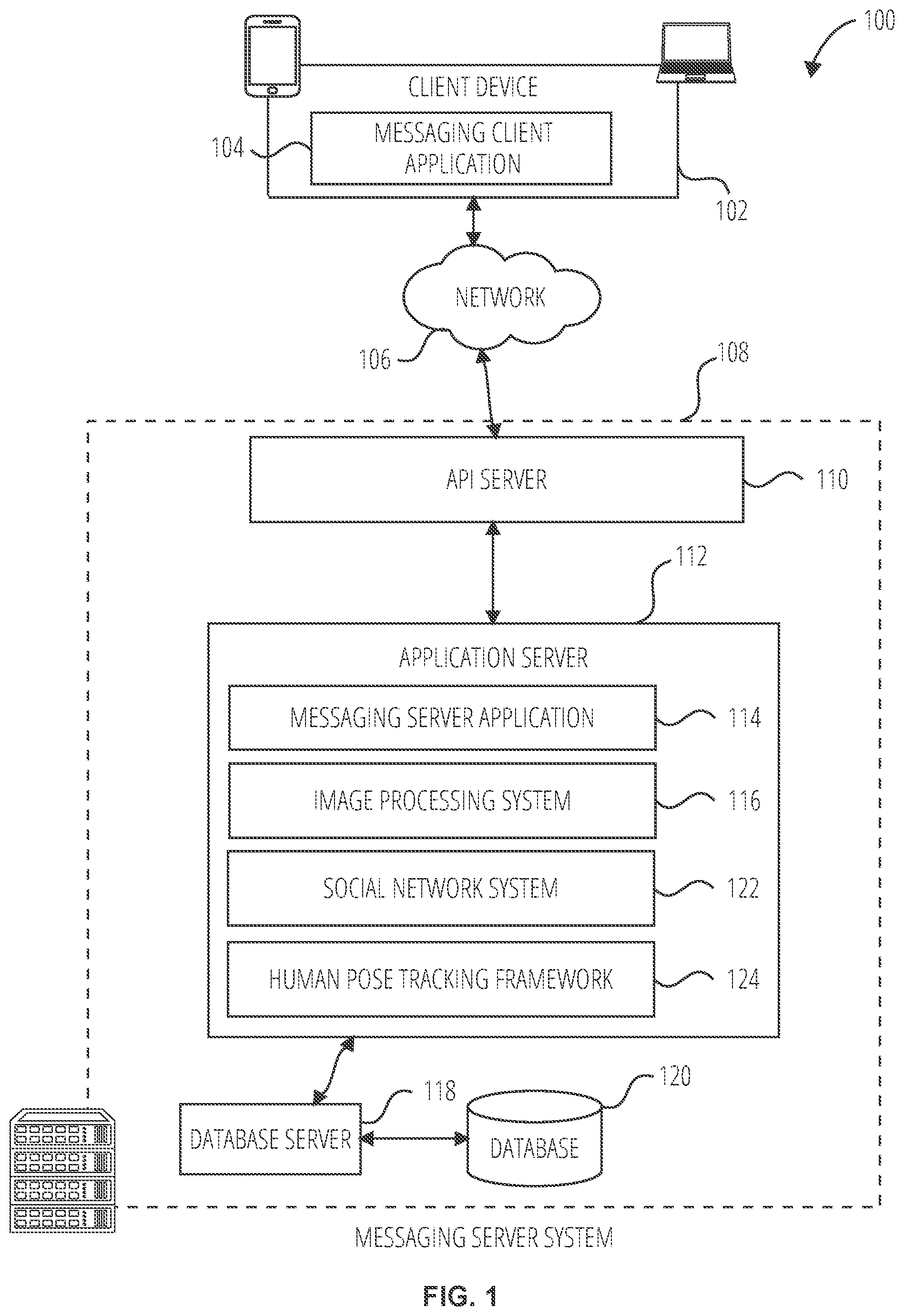Patent US11783494 — Efficient human pose tracking in videos — Figure 1