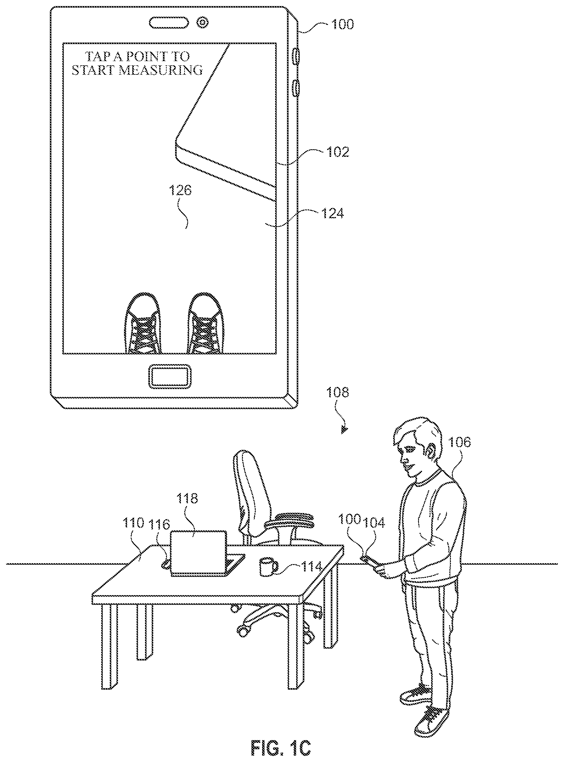 Patent US11783499 Figure 3 – Enabling automatic measurements