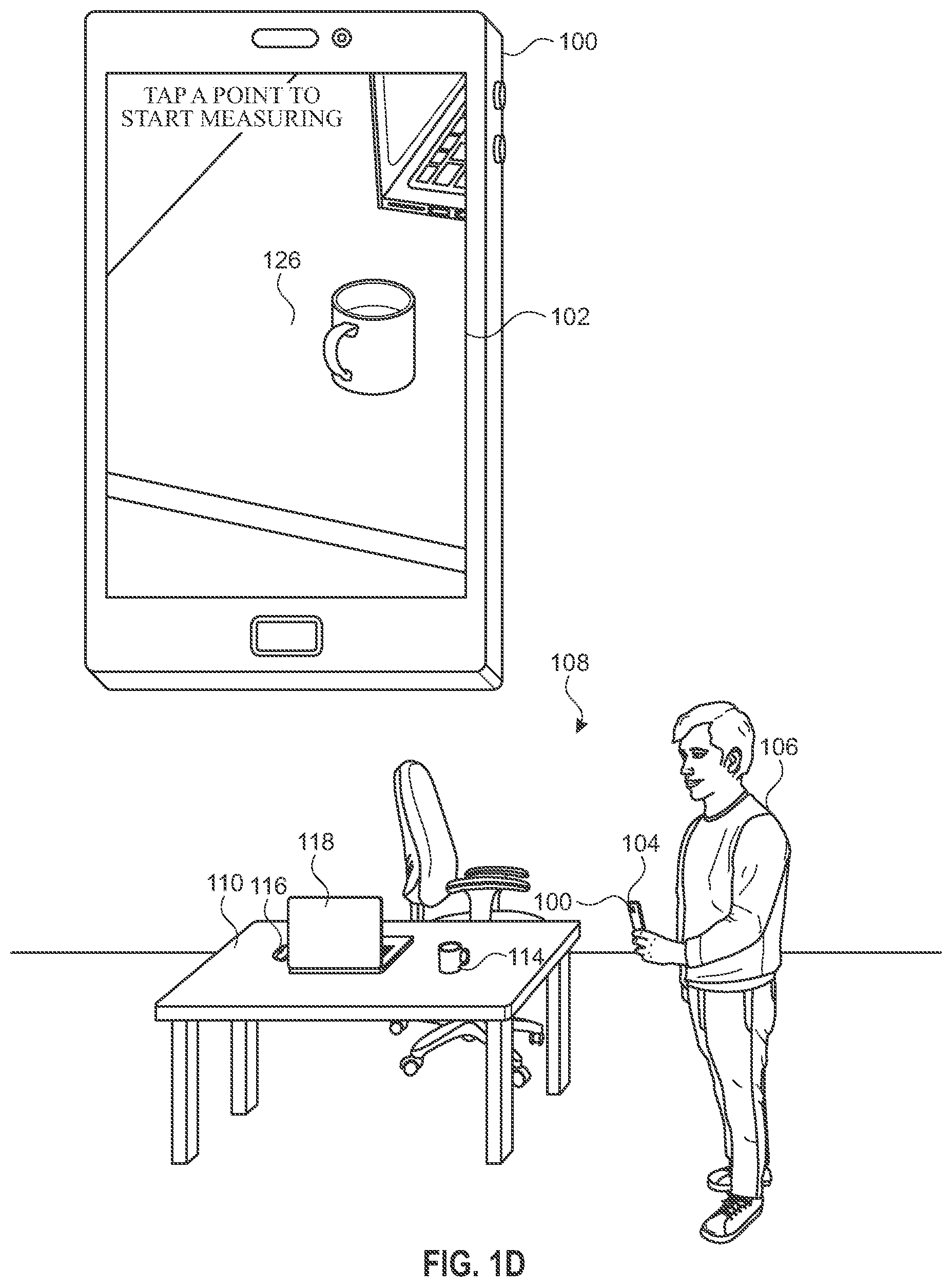 Patent US11783499 Figure 4 – Enabling automatic measurements