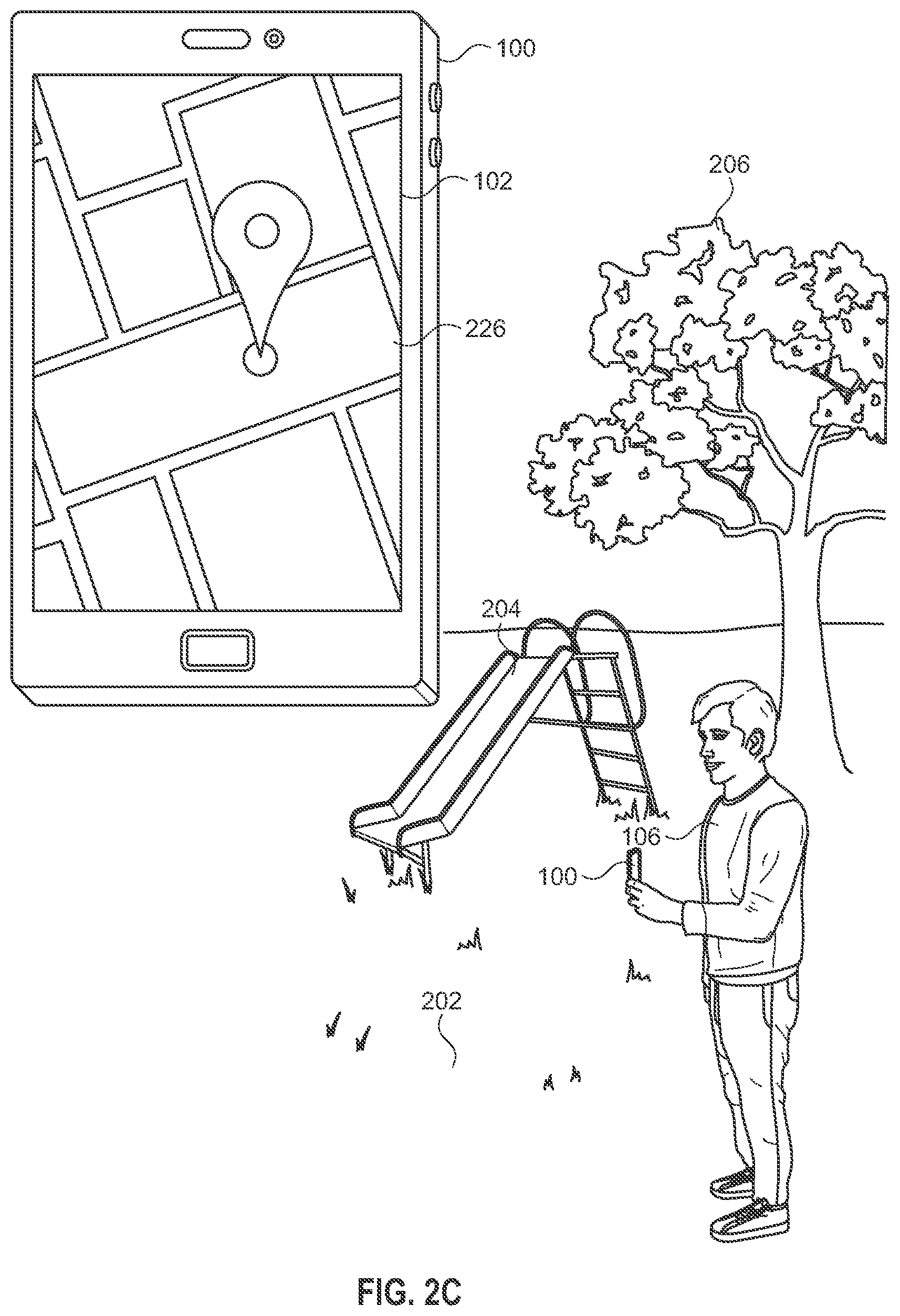 Patent US11783499 Figure 10 – Enabling automatic measurements