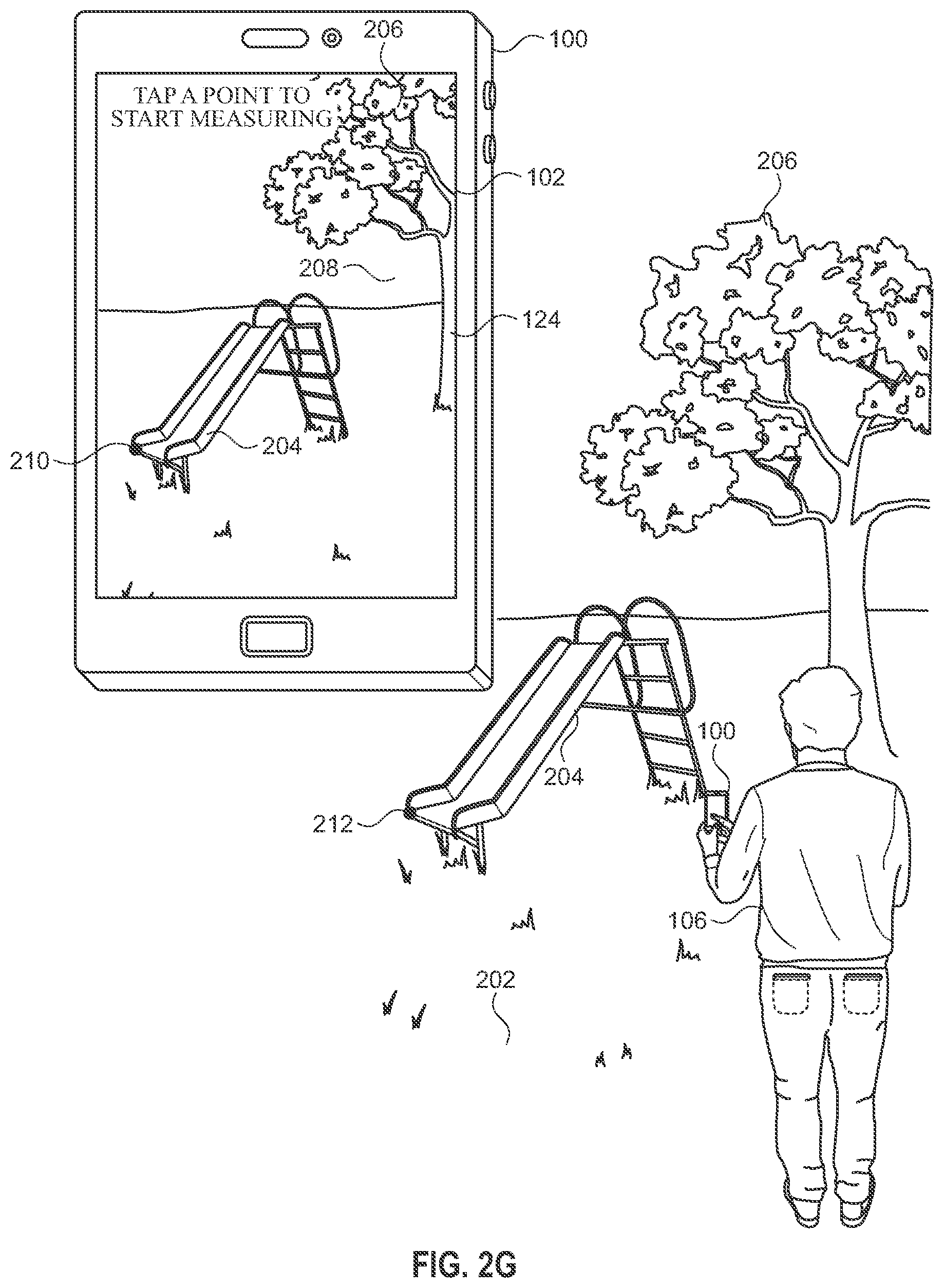 Patent US11783499 Figure 14 – Enabling automatic measurements