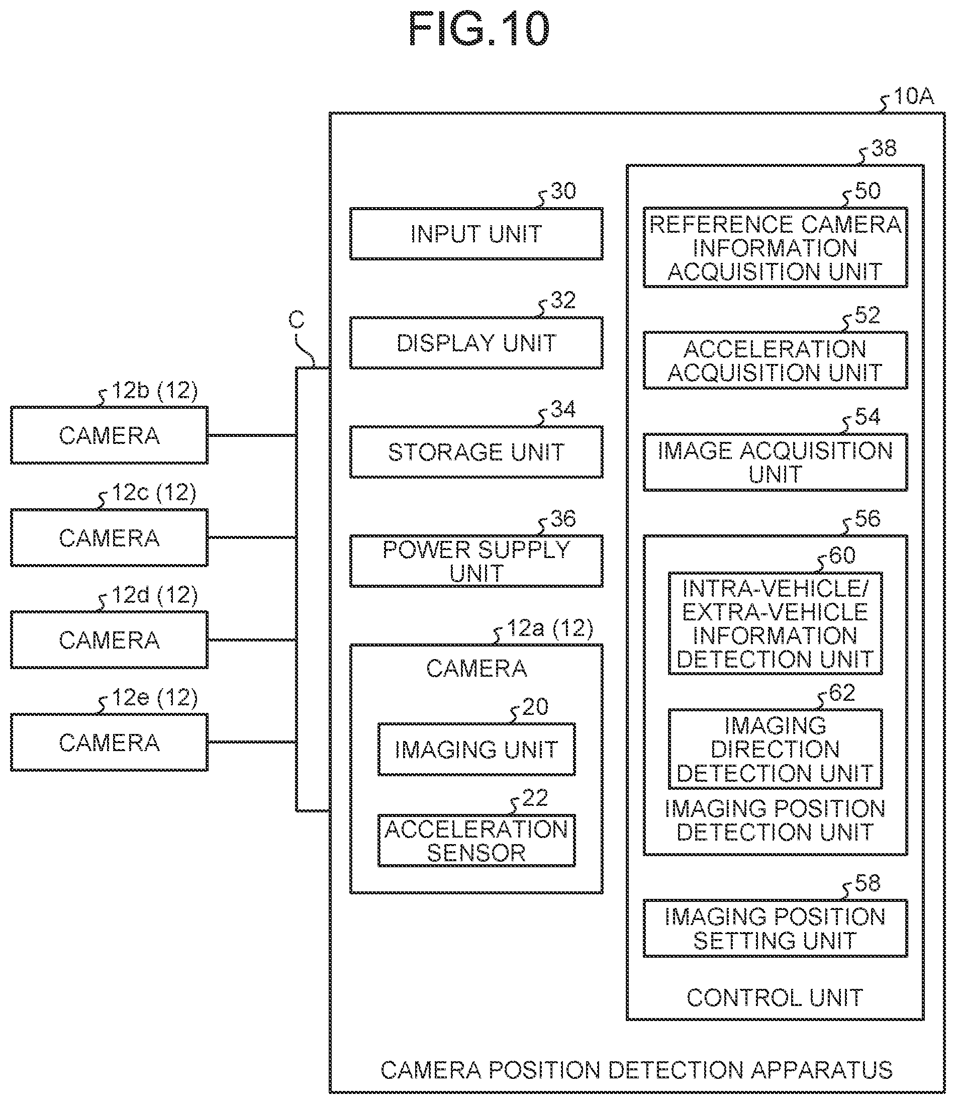 Patent US11783505 Figure 9 – Camera position detection apparatus, camera unit, camera position detection method, and medium