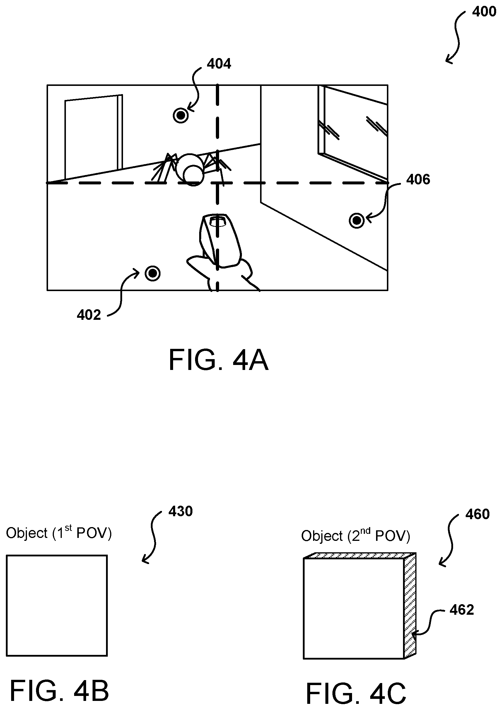 Patent US11783510 Figure 4 – View generation using one or more neural networks