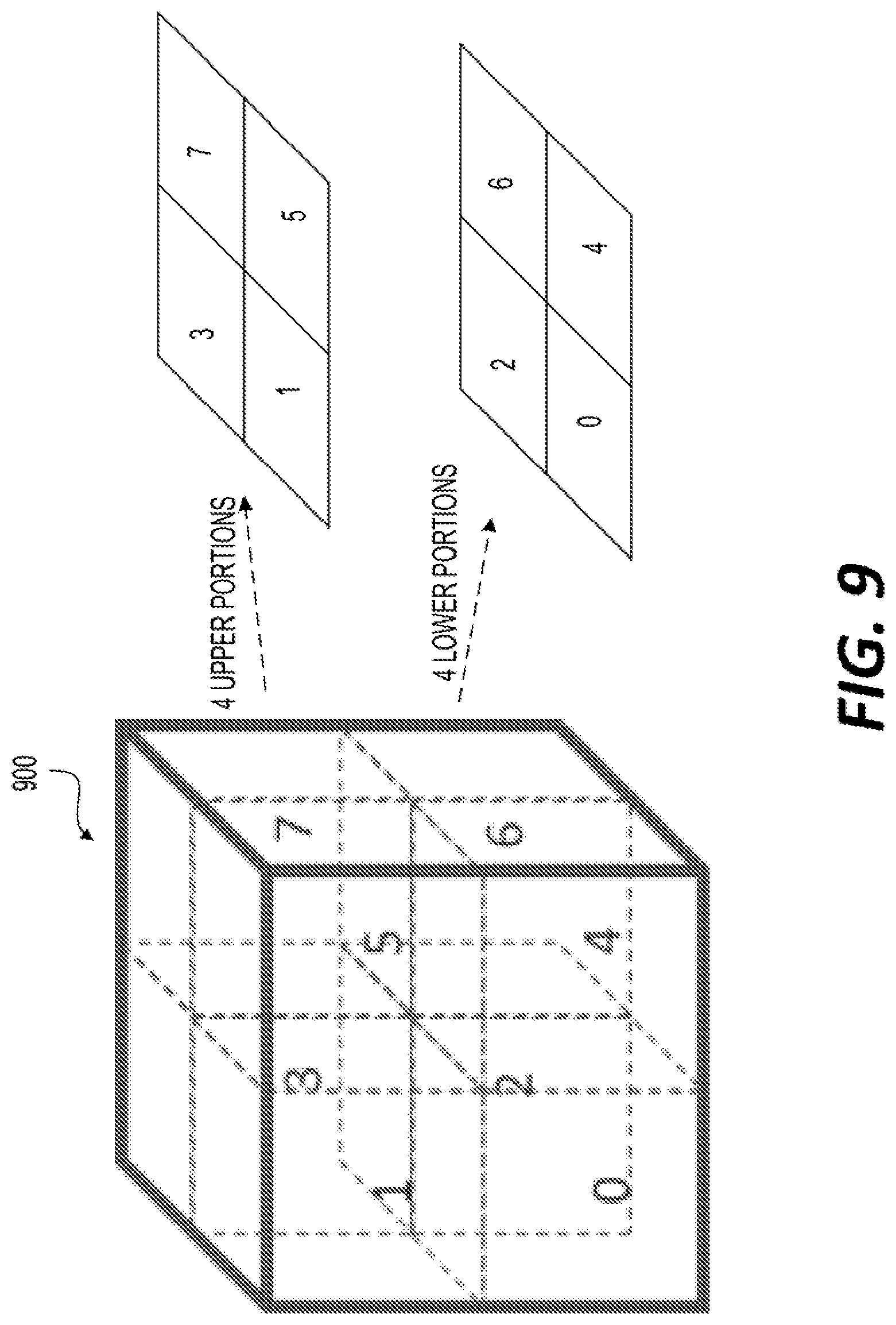 Patent US11783512 Figure 9 – Attribute value of reconstructed position associated with plural original points