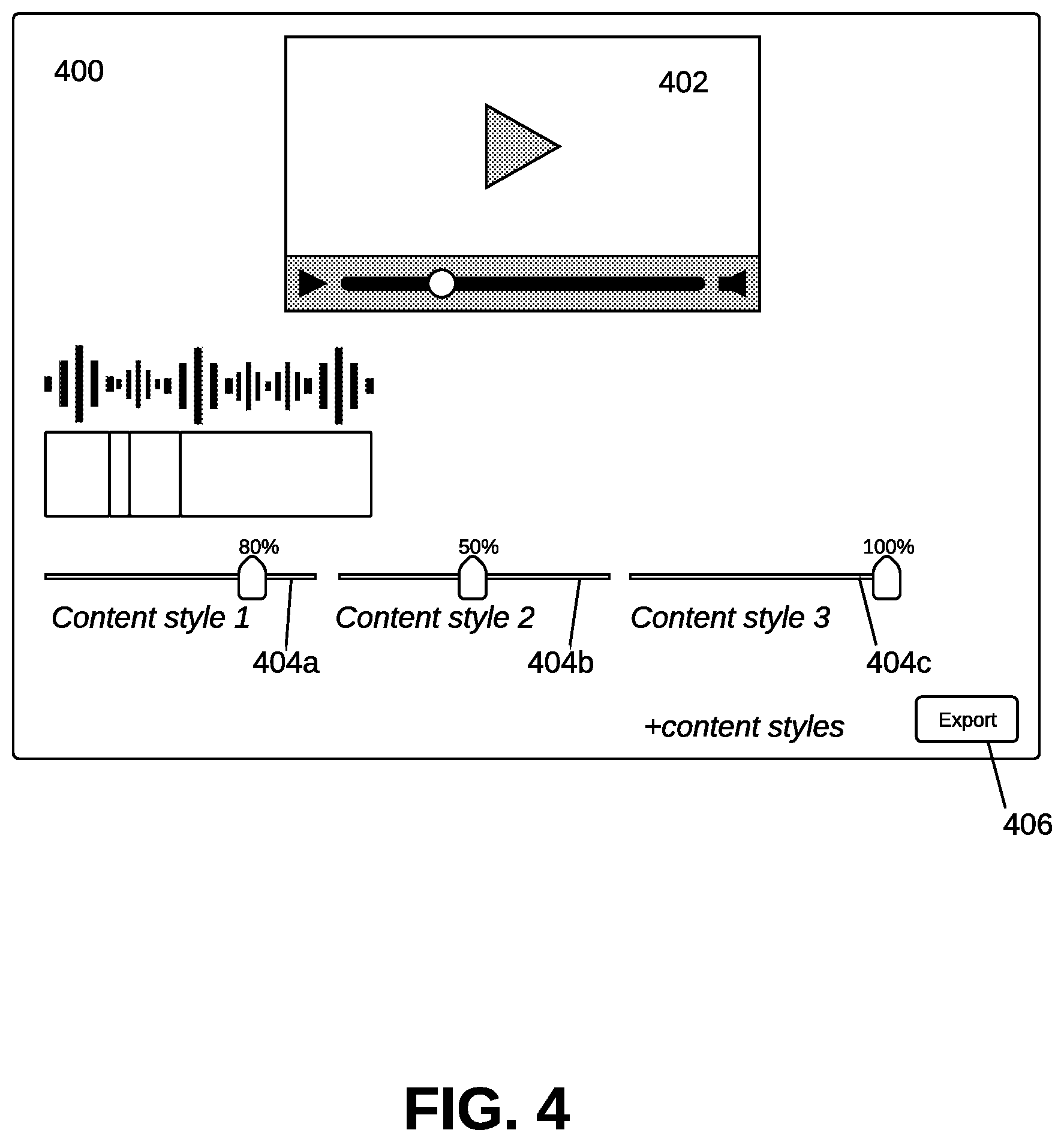 Patent US11783526 Figure 4 – Systems and methods to generate and utilize content styles for animation