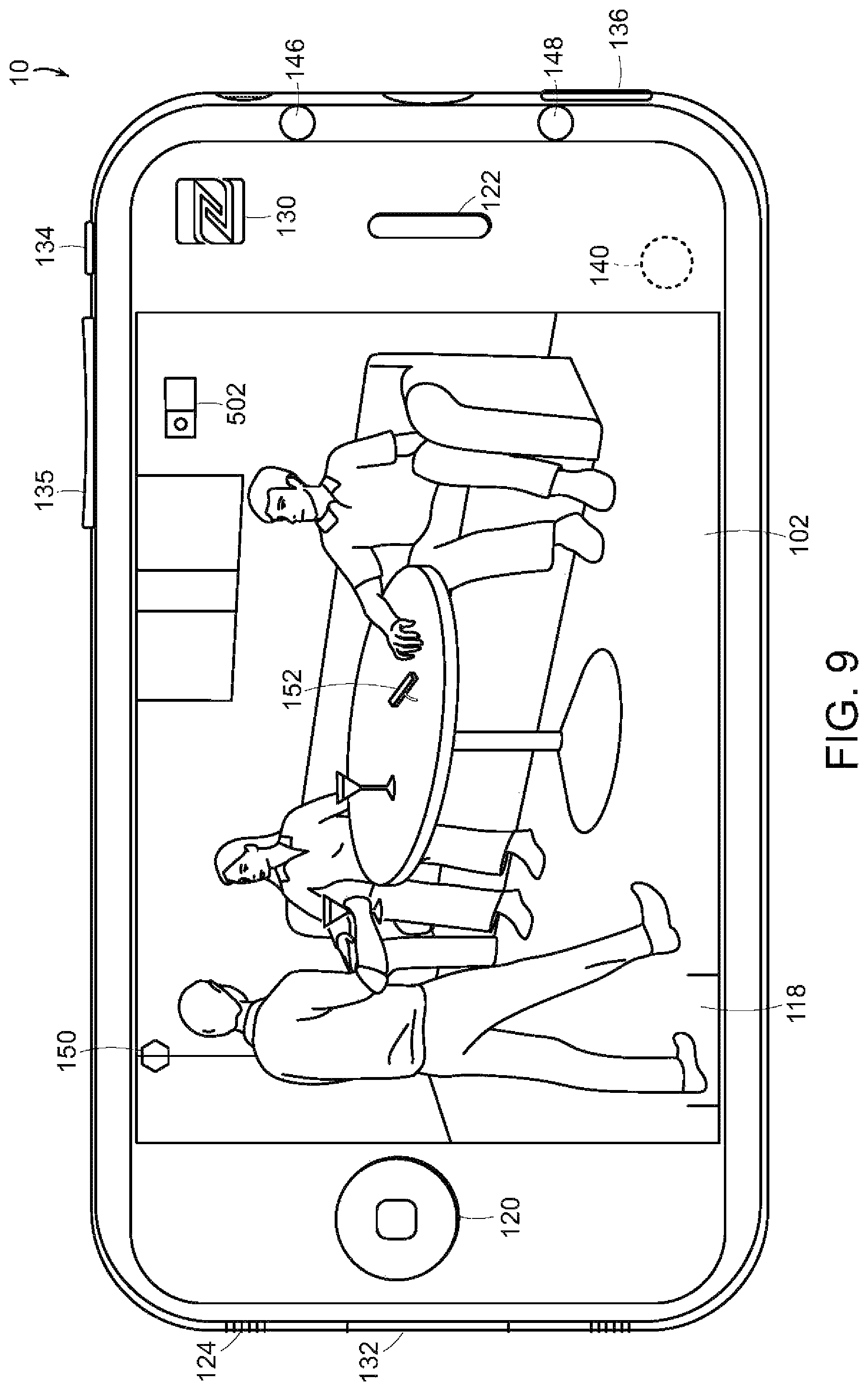 Patent US11783535 Figure 9 – System and method for capturing and sharing a location based experience