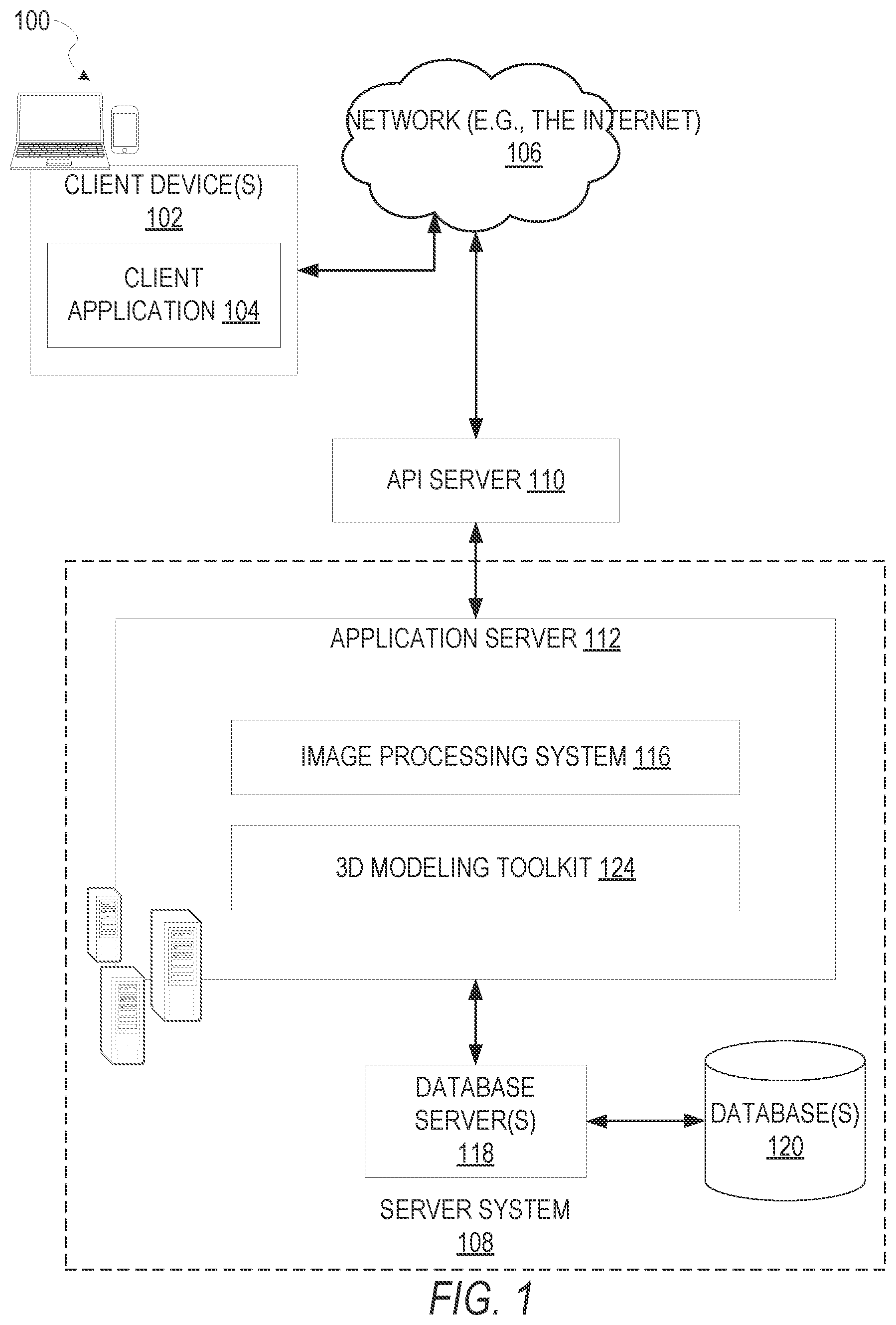 Patent US11783539 Figure 1 – Three-dimensional modeling toolkit