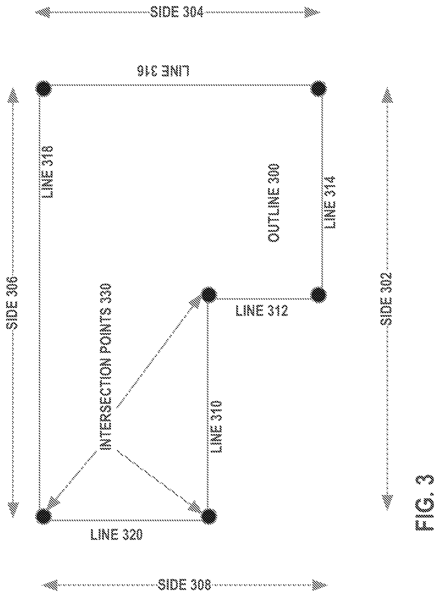 Patent US11783540 Figure 3 – Method for generating roof outlines from lateral images