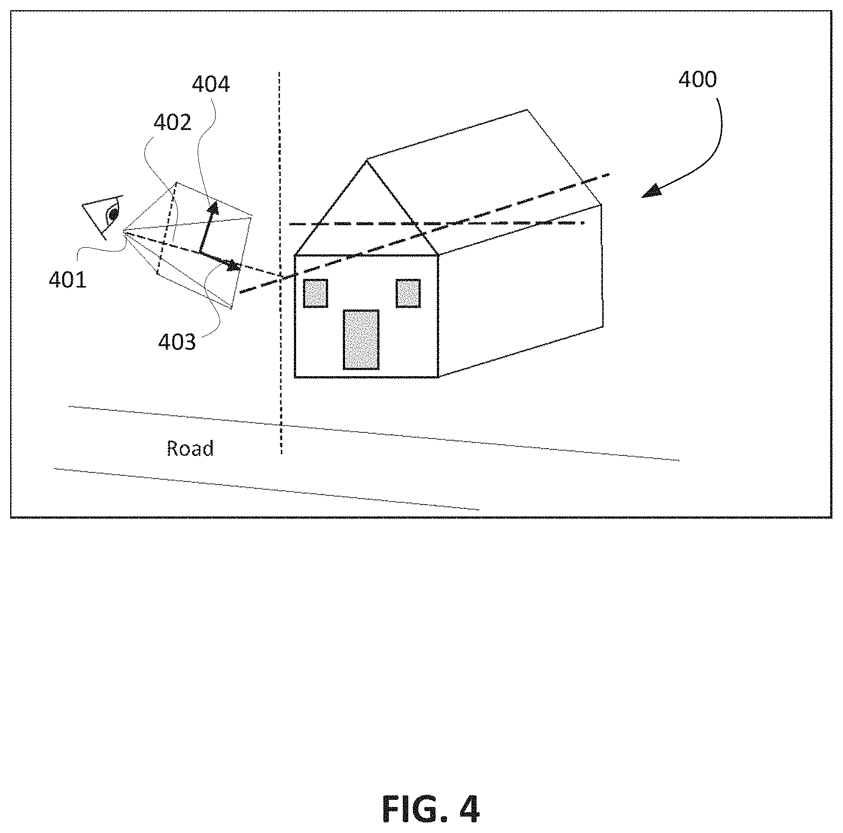 Patent US11783543 Figure 4 – Method and system for displaying and navigating an optimal multi-dimensional building model