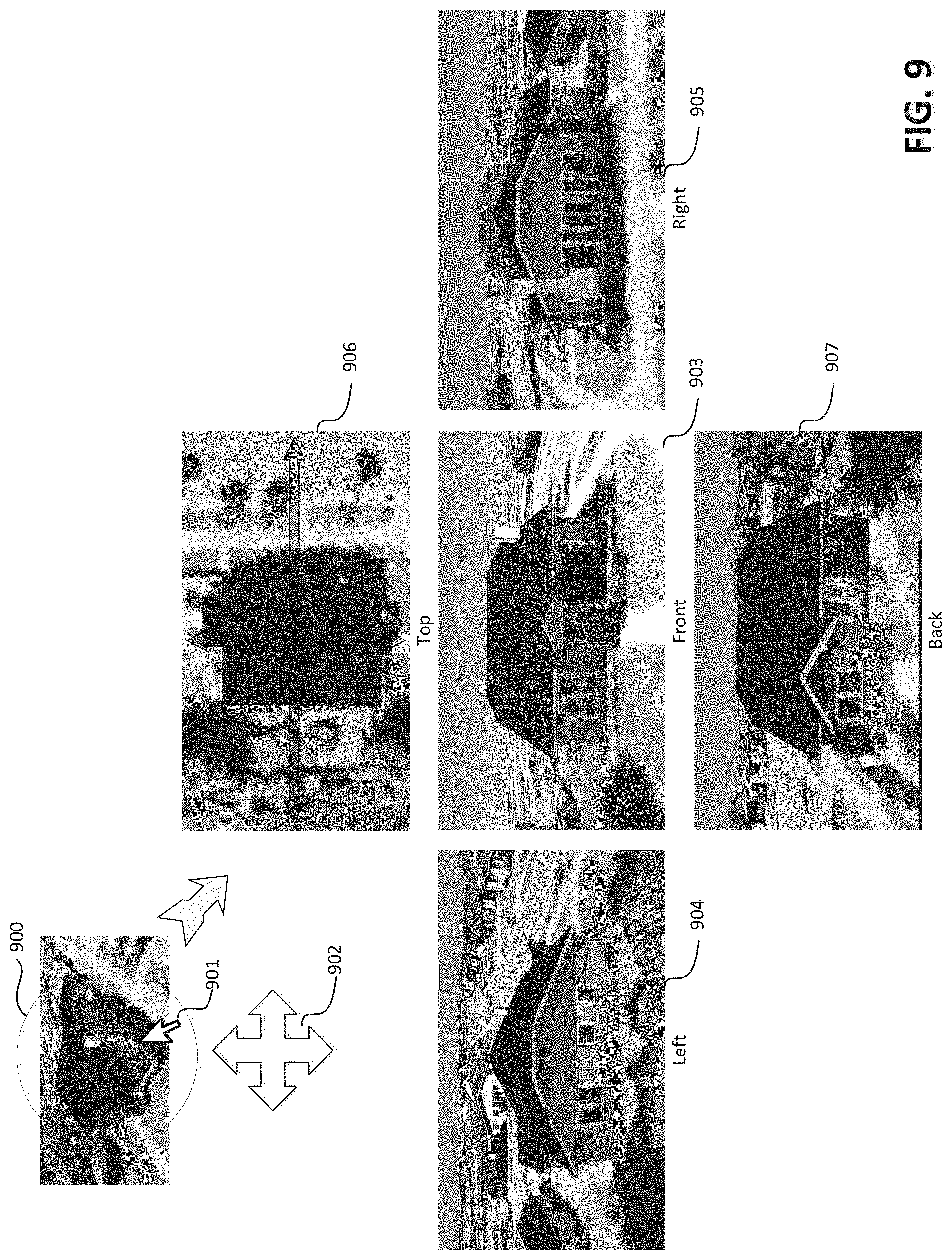 Patent US11783543 Figure 9 – Method and system for displaying and navigating an optimal multi-dimensional building model
