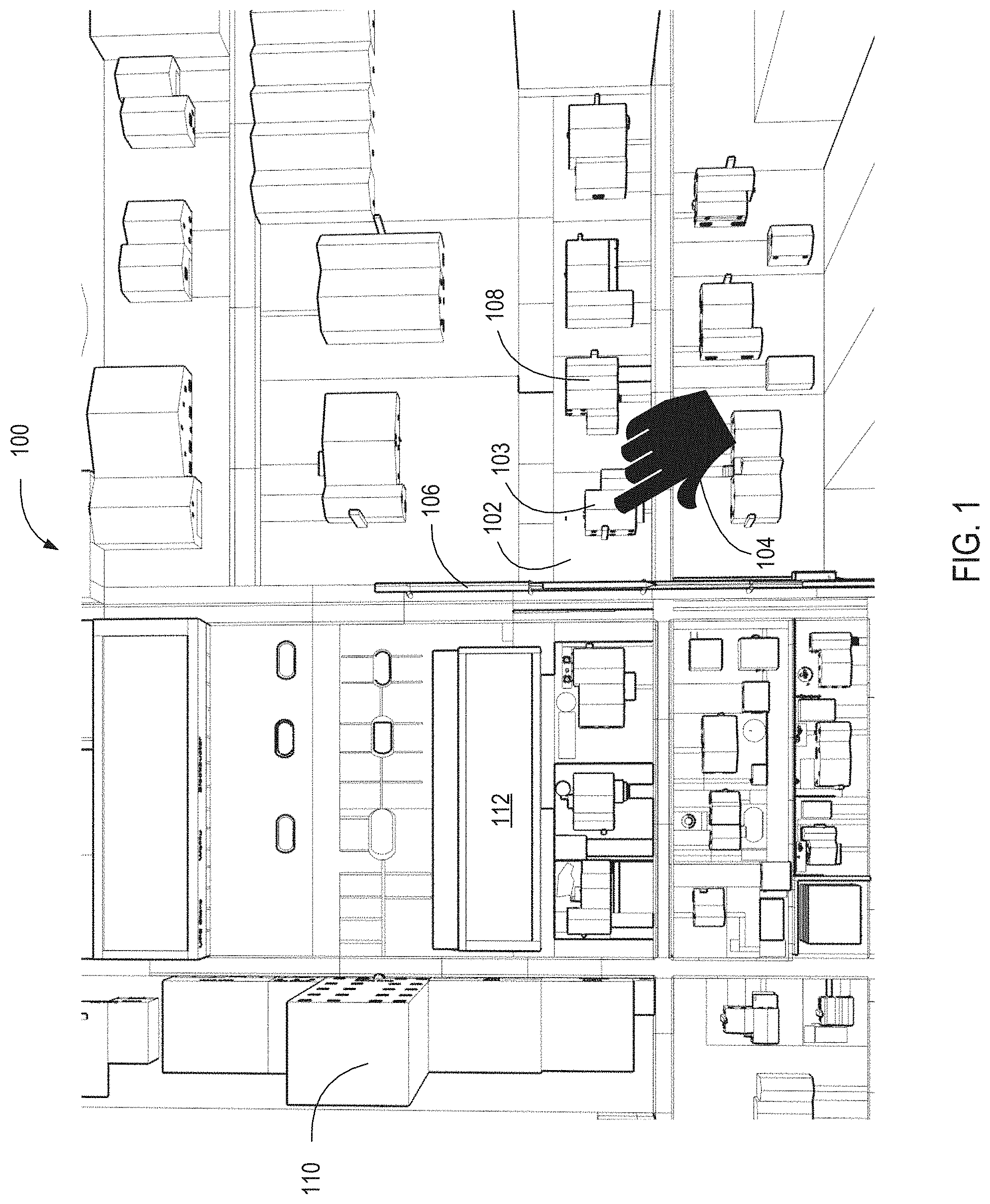 Patent US11783544 Figure 1 – Solar ray mapping via divergent beam modeling
