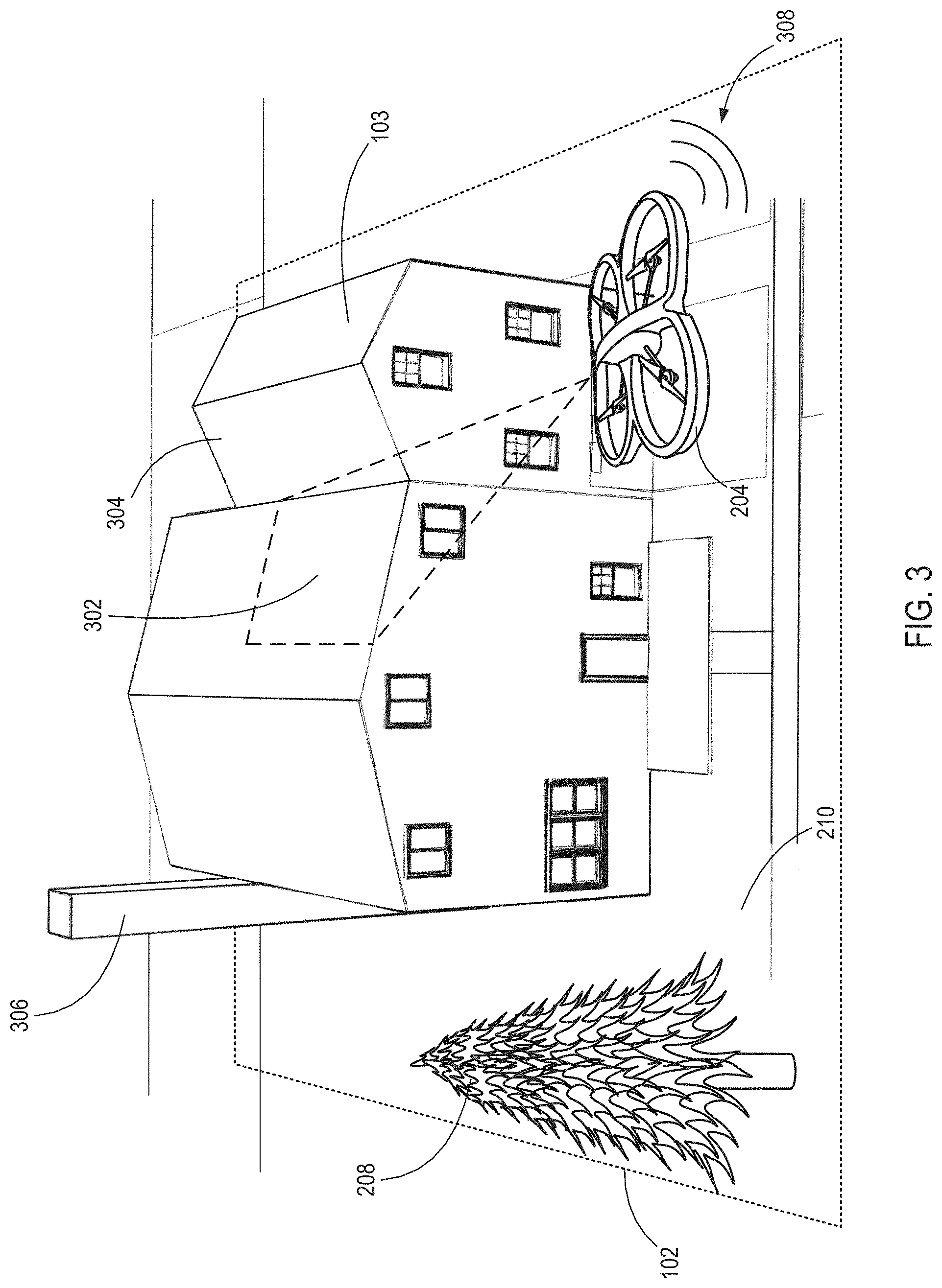Patent US11783544 Figure 3 – Solar ray mapping via divergent beam modeling
